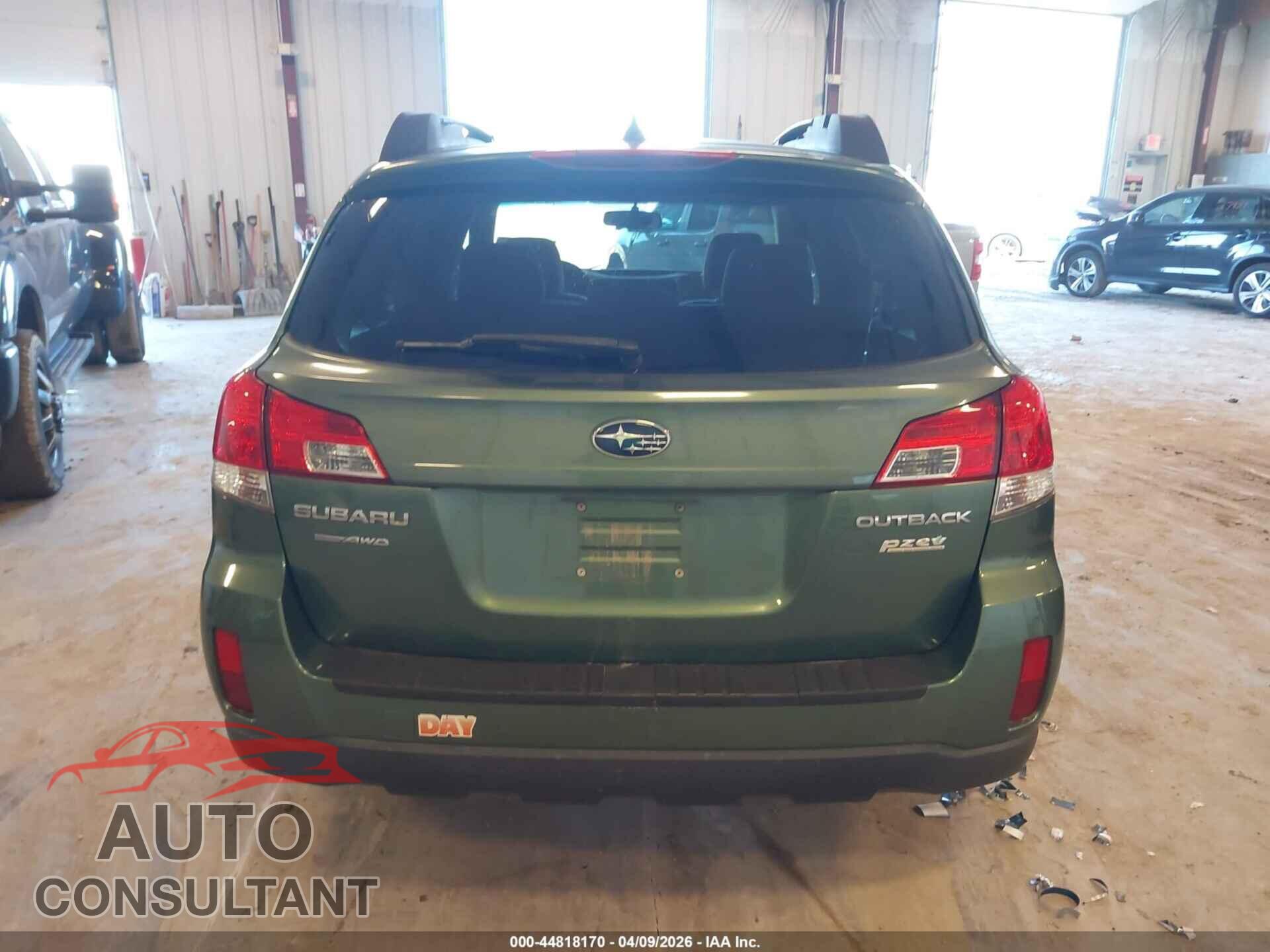 SUBARU OUTBACK 2014 - 4S4BRBCC4E3309407