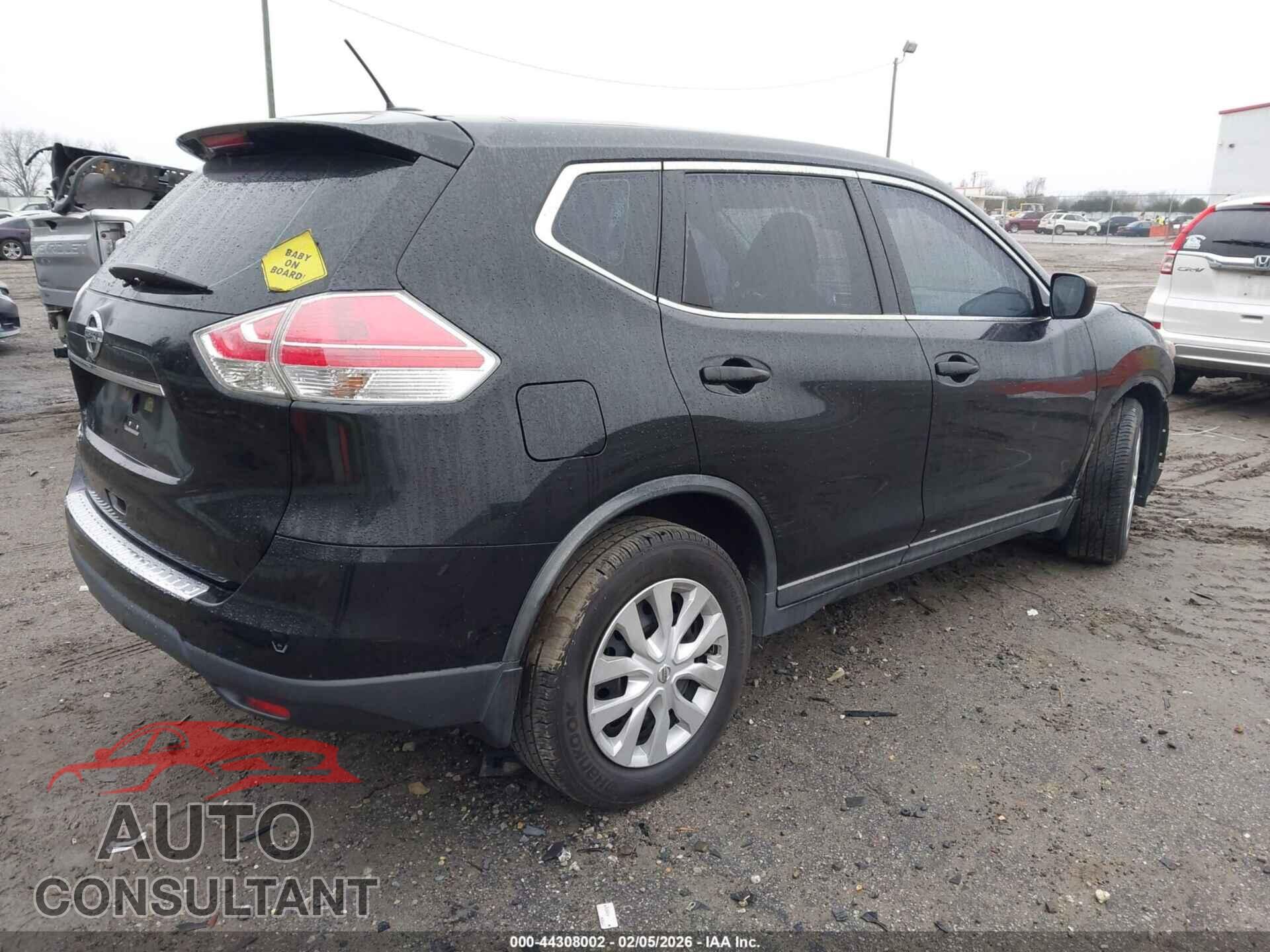 NISSAN ROGUE 2016 - KNMAT2MT9GP653214