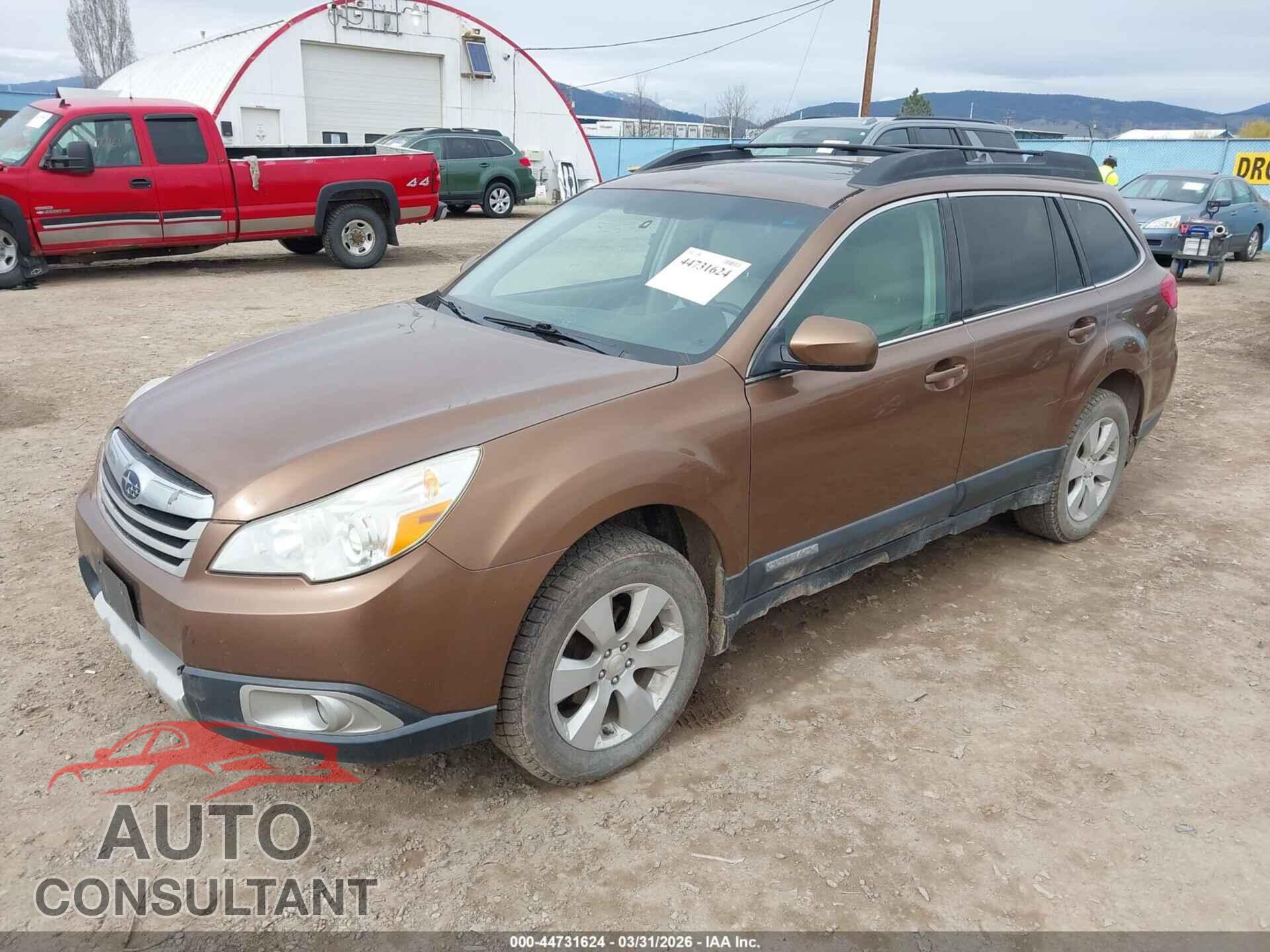 SUBARU OUTBACK 2011 - 4S4BRBKC3B3408961