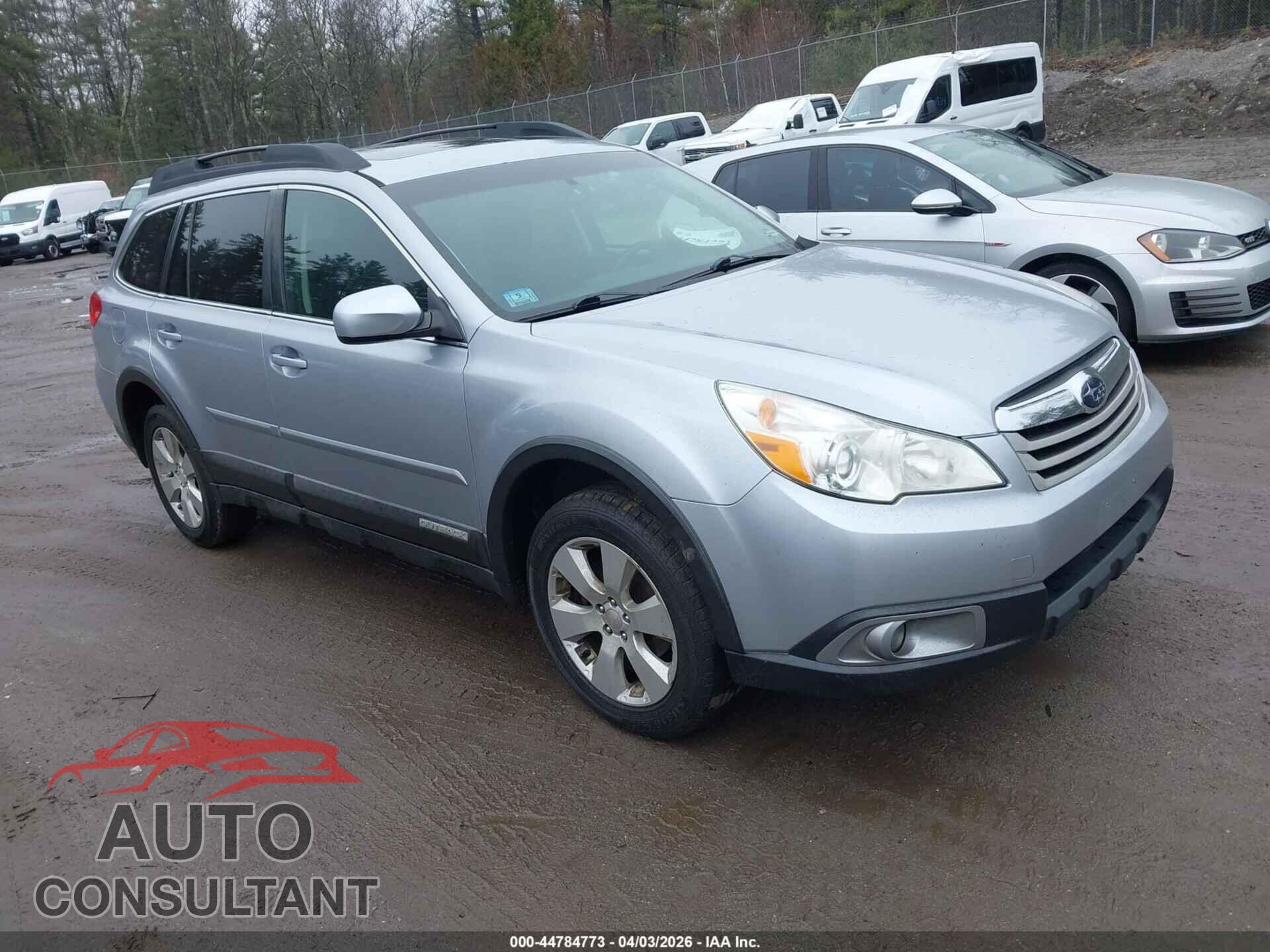 SUBARU OUTBACK 2012 - 4S4BRBGC8C3277343