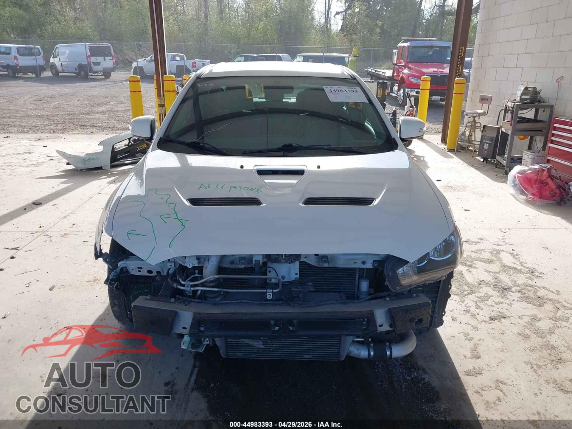 MITSUBISHI LANCER EVOLUTION 2015 - JA32W8FV4FU007946