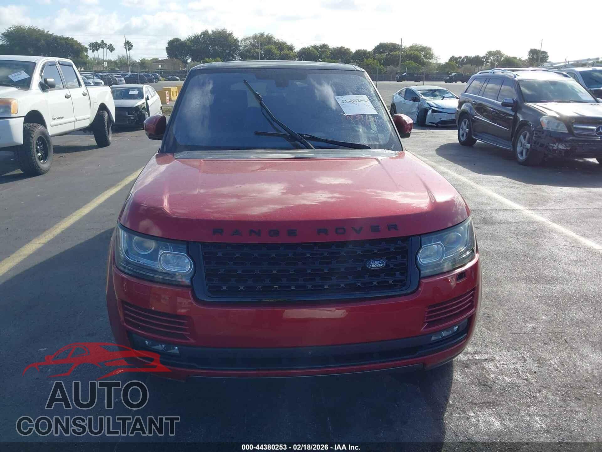 LAND ROVER RANGE ROVER 2016 - SALGS2PF3GA314284