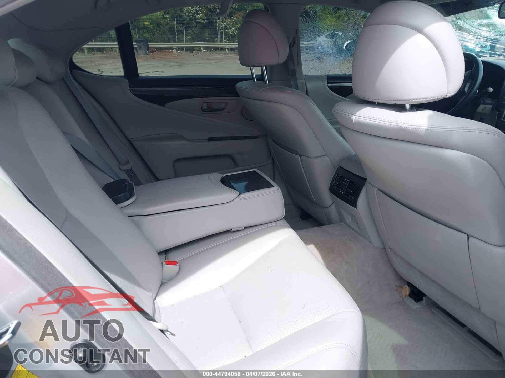 LEXUS LS 460 2012 - JTHBL5EF2C5111939