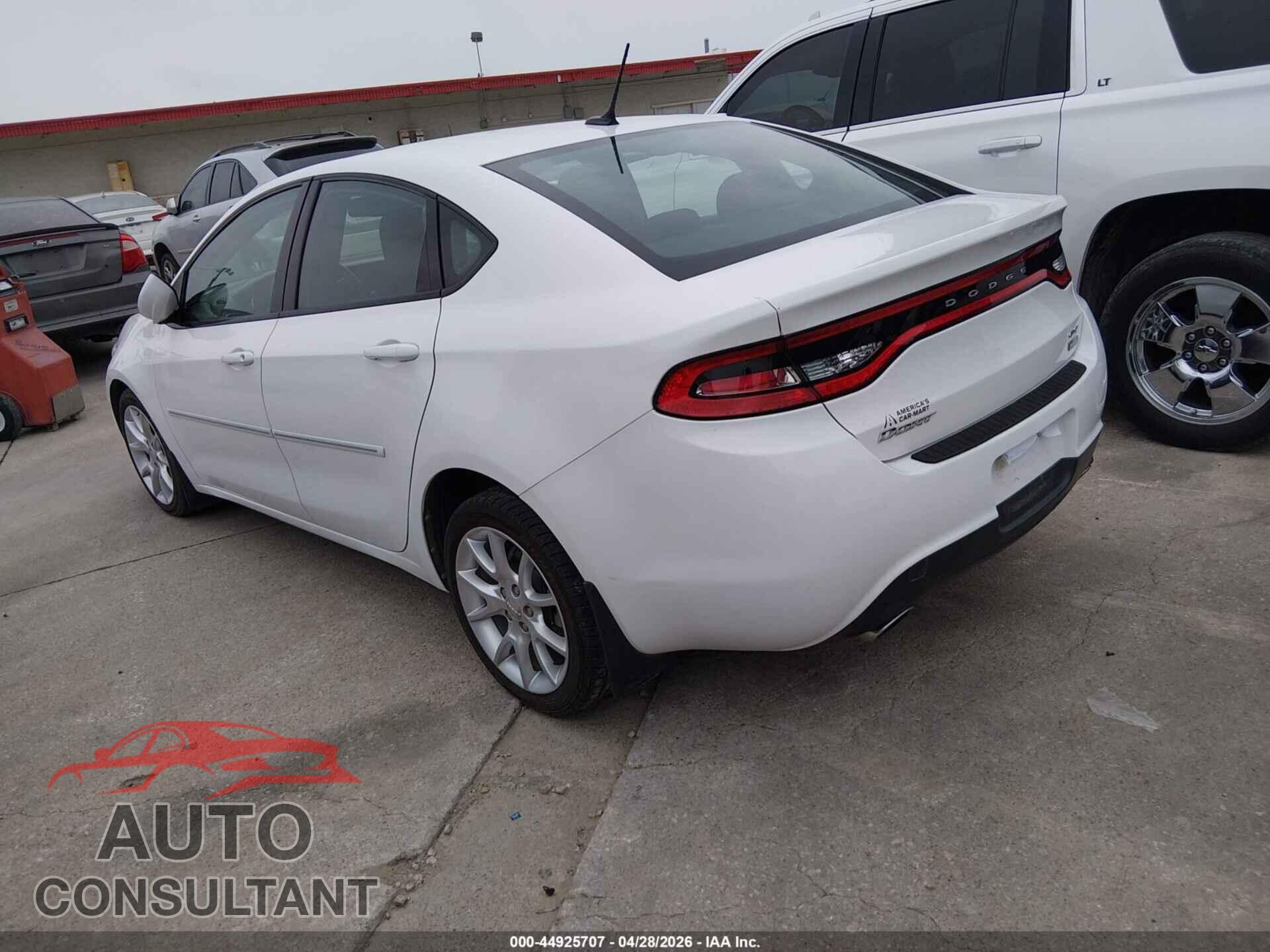 DODGE DART 2013 - 1C3CDFBH7DD147717