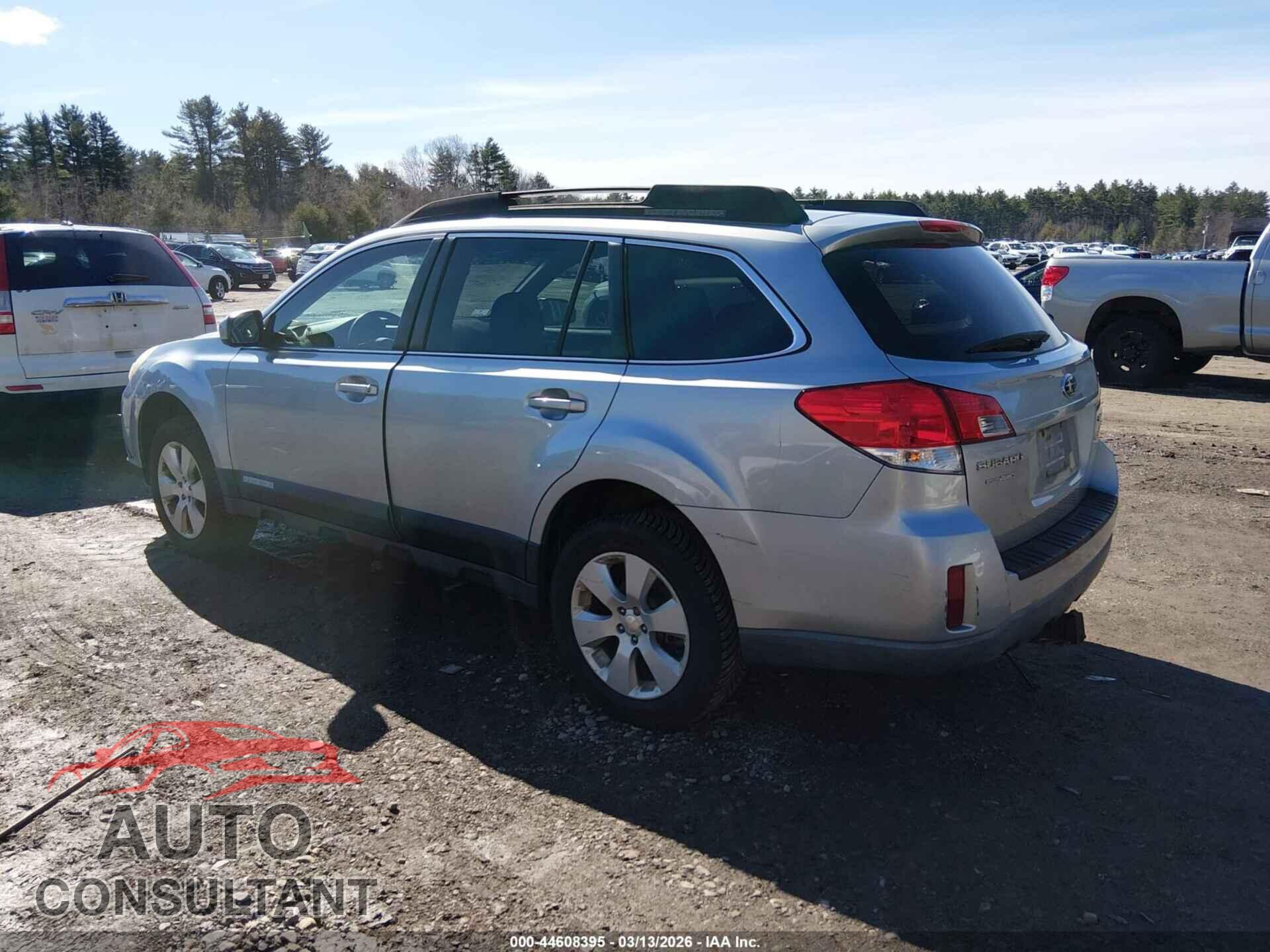 SUBARU OUTBACK 2012 - 4S4BRBCC9C3203581