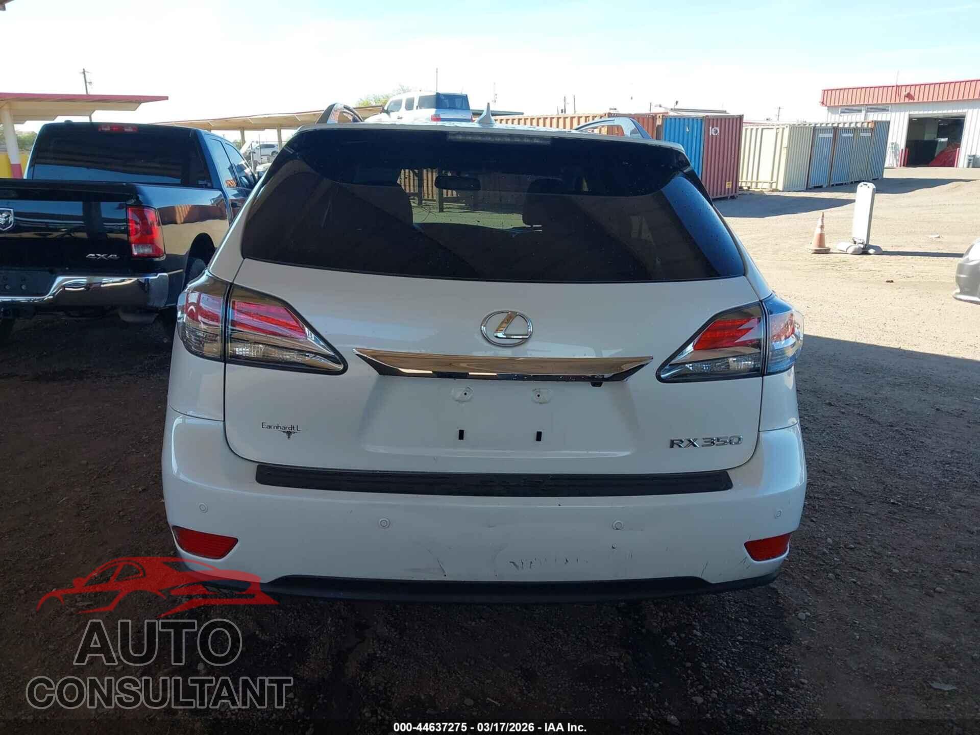 LEXUS RX 350 2015 - JTJZK1BAXF2425037