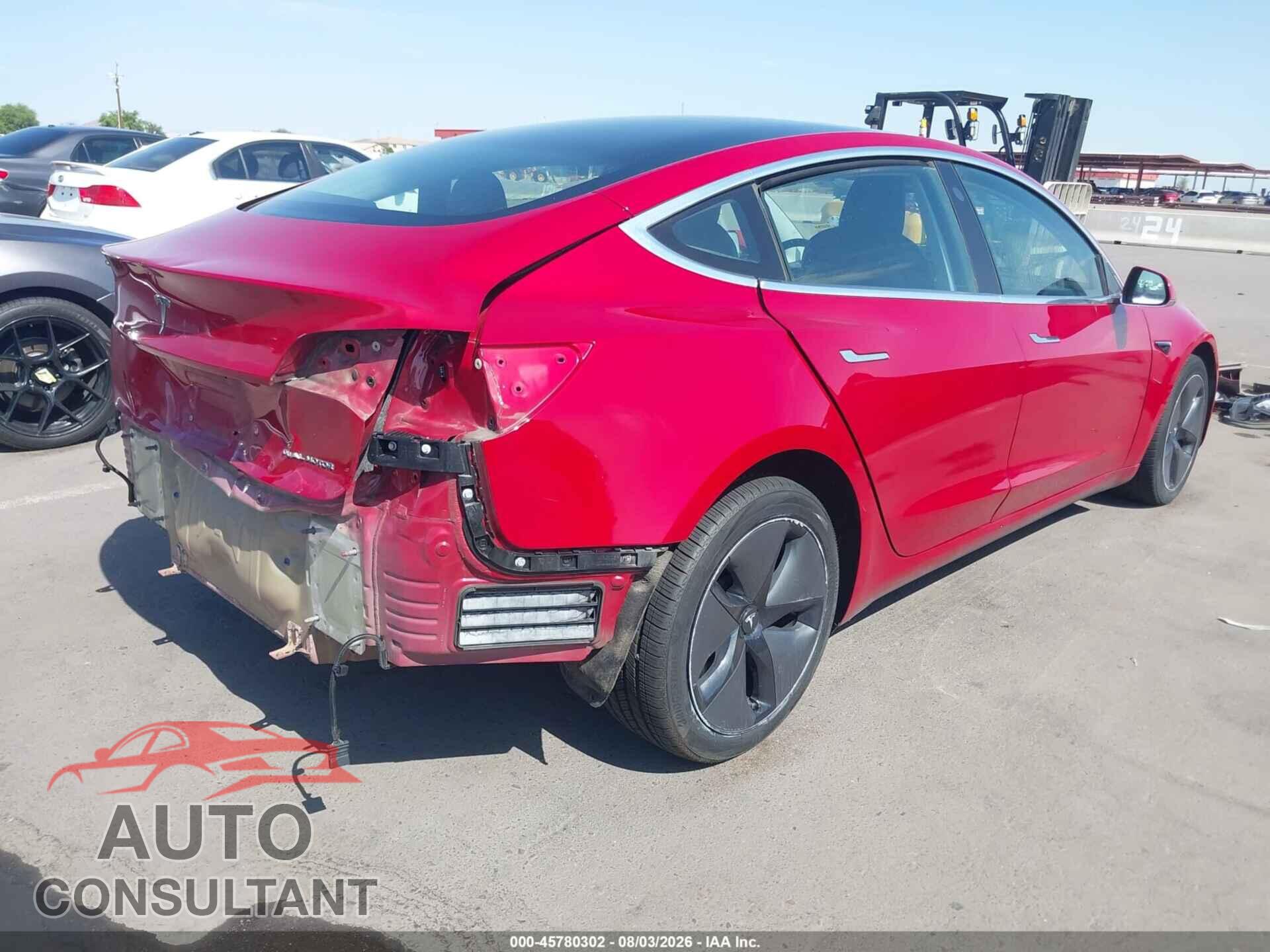 TESLA MODEL 3 2018 - 5YJ3E1EB7JF090054
