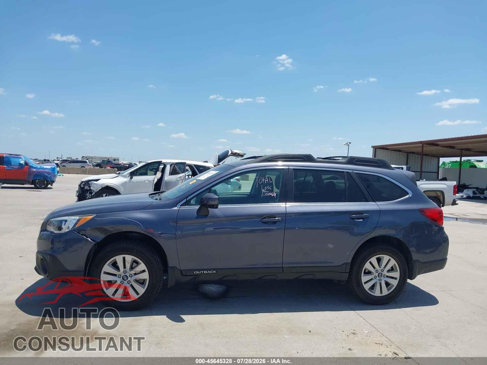 SUBARU OUTBACK 2017 - 4S4BSAFC8H3388949