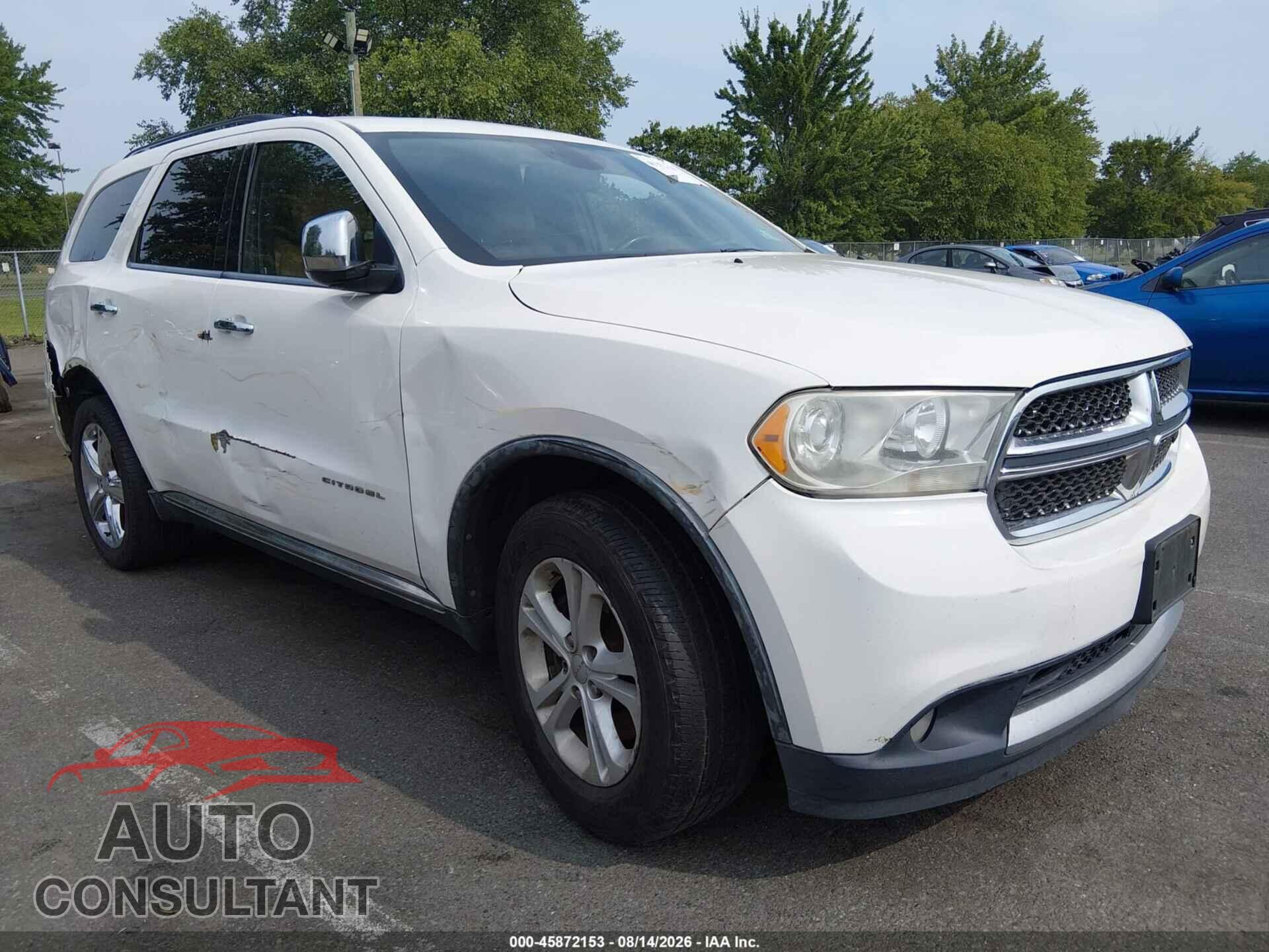 DODGE DURANGO 2012 - 1C4RDJEG1CC188327
