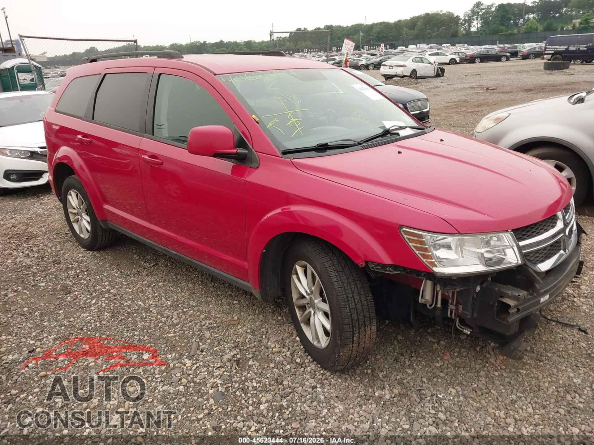DODGE JOURNEY 2013 - 3C4PDCBG1DT618242