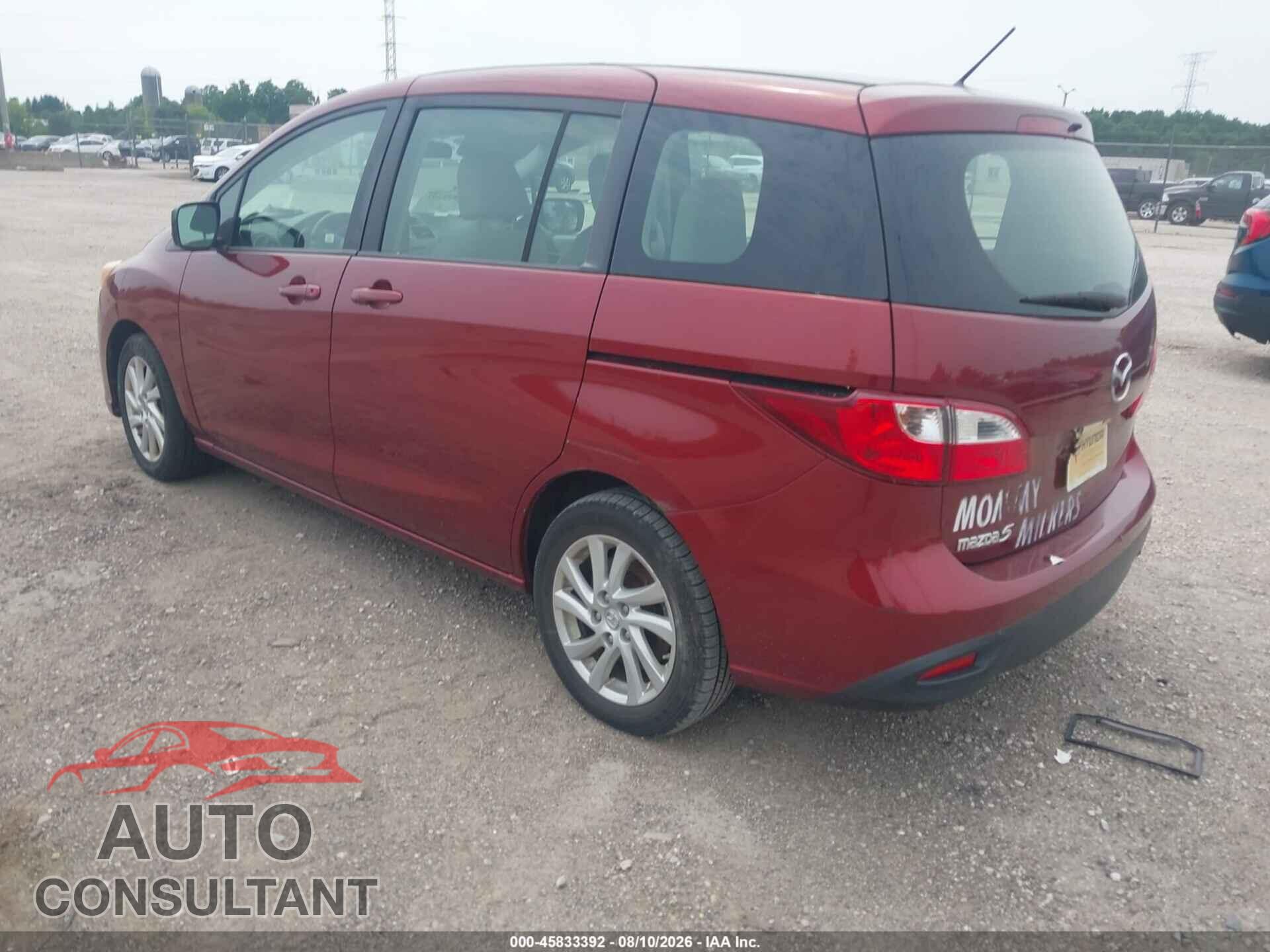 MAZDA MAZDA5 2012 - JM1CW2BL7C0119280