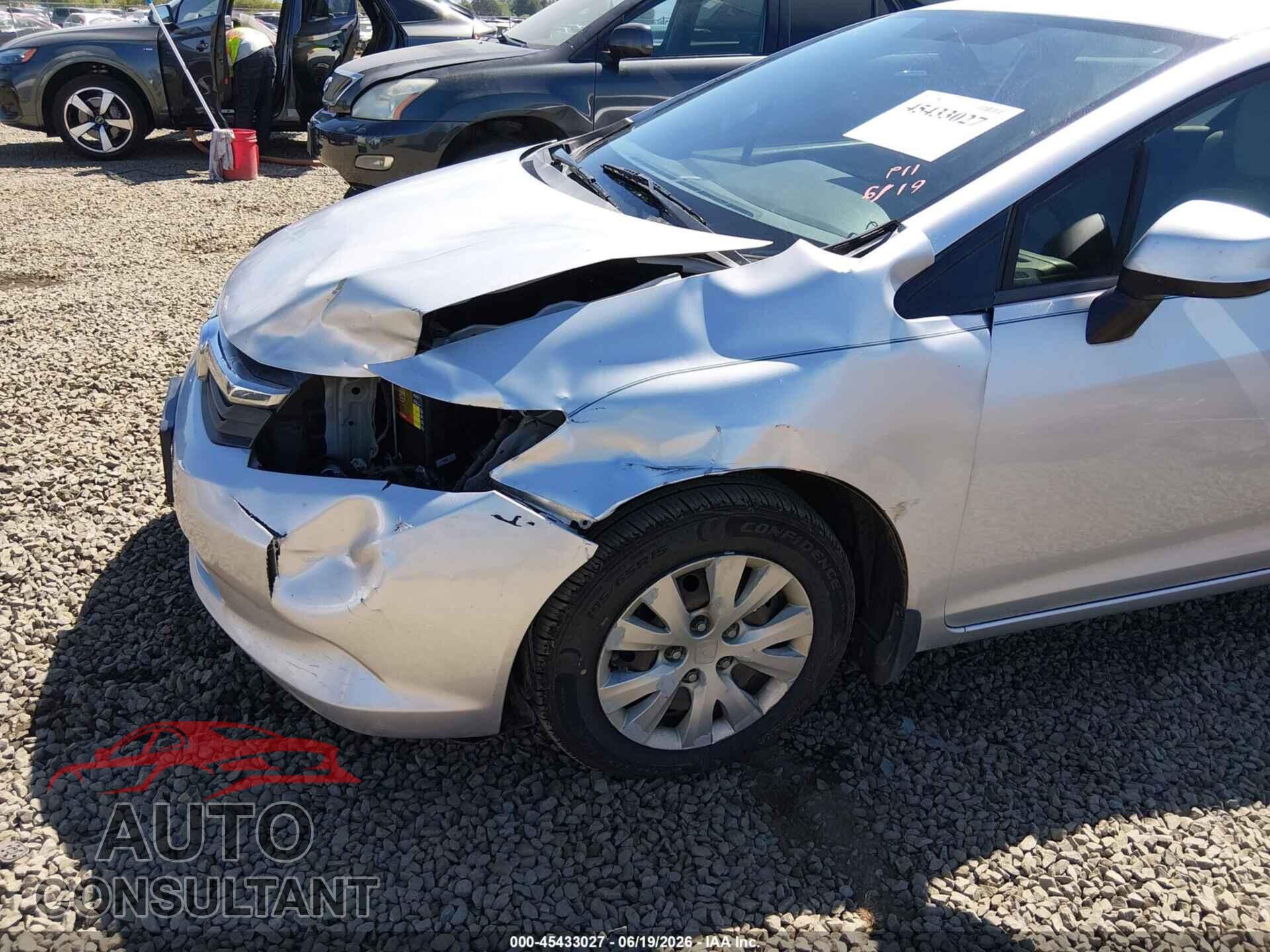 HONDA CIVIC 2012 - 2HGFB2F59CH320616