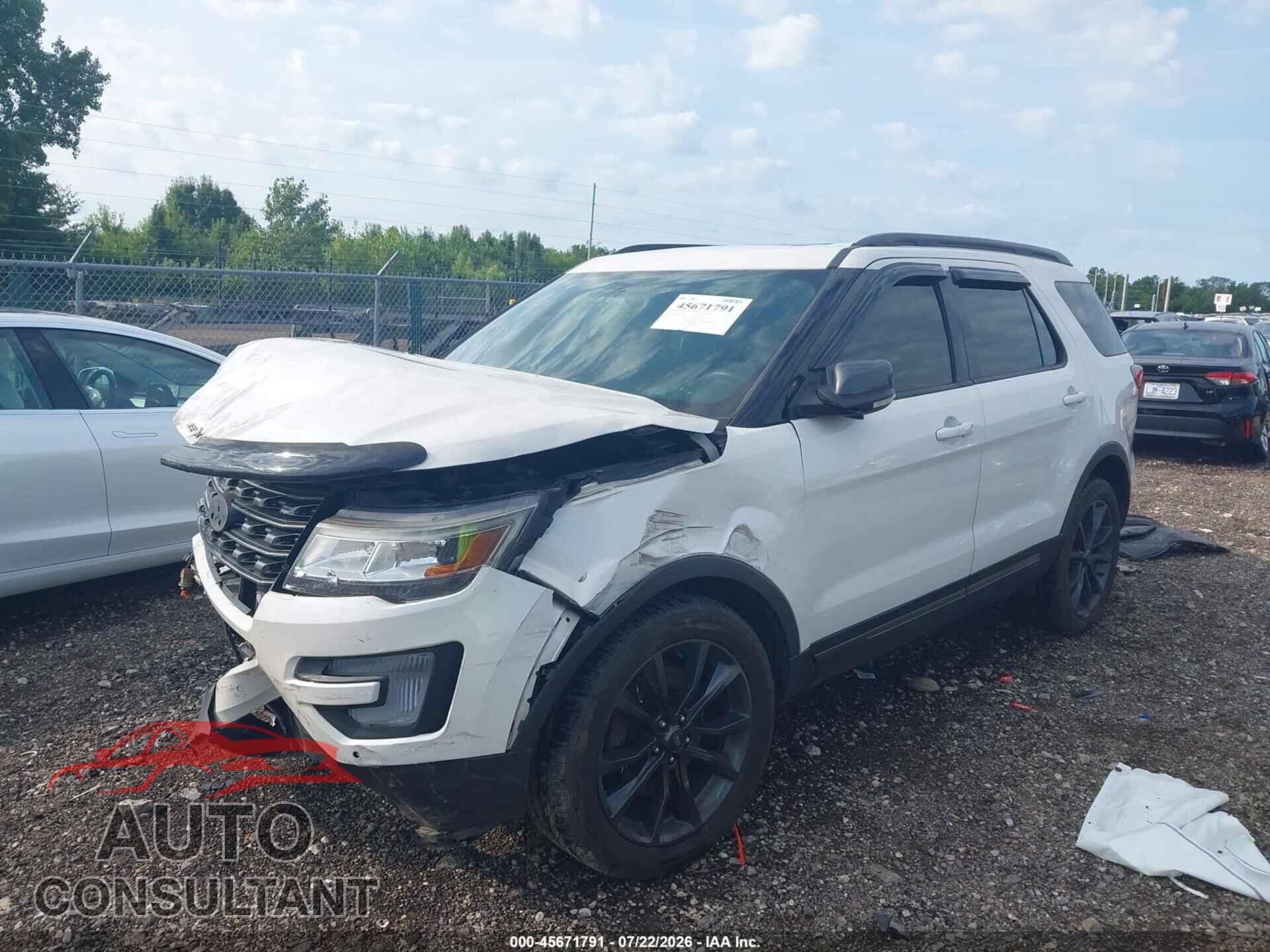 FORD EXPLORER 2017 - 1FM5K8D80HGB84241