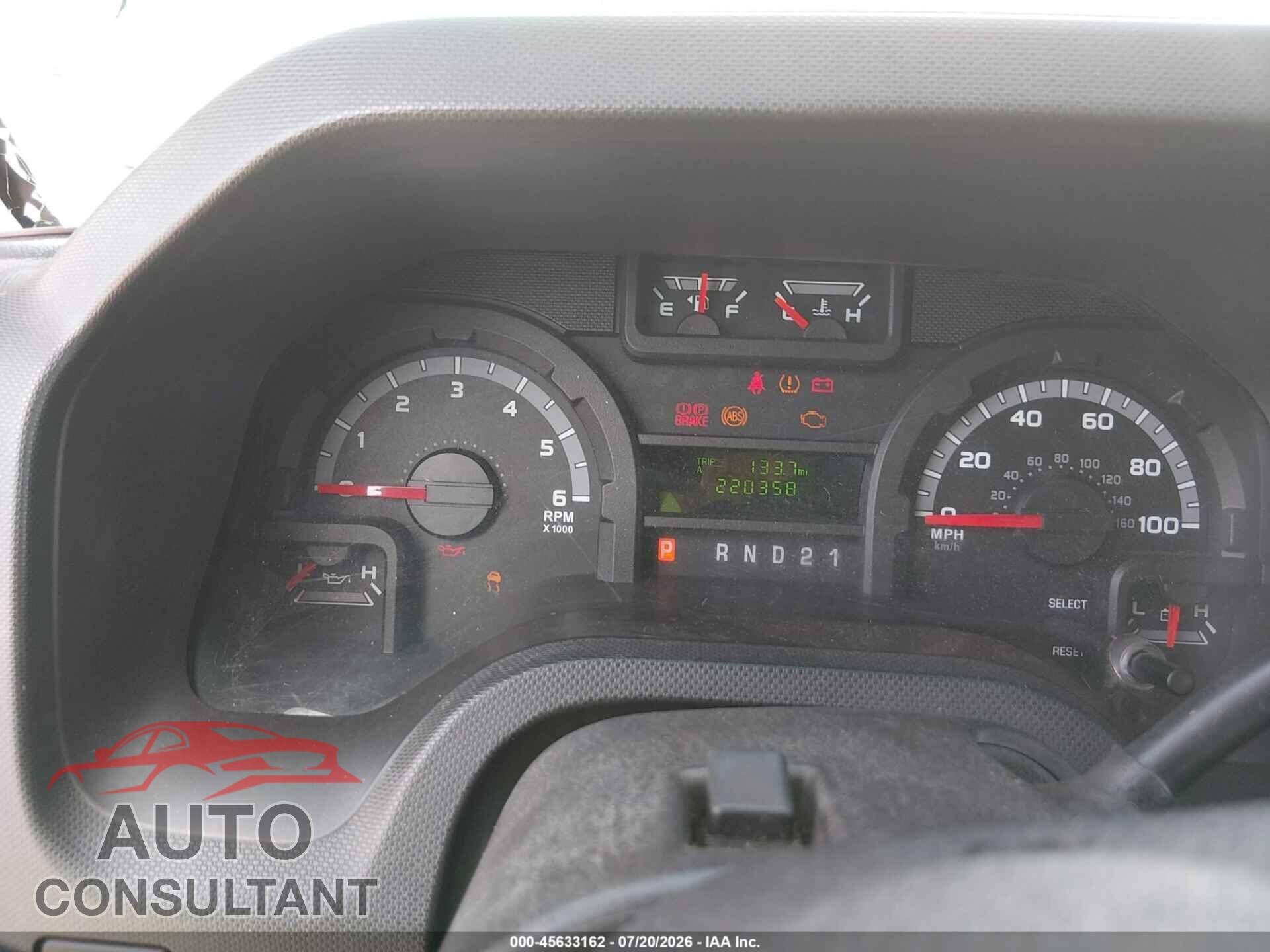 FORD E-250 2011 - 1FTNE2ELXBDB09812