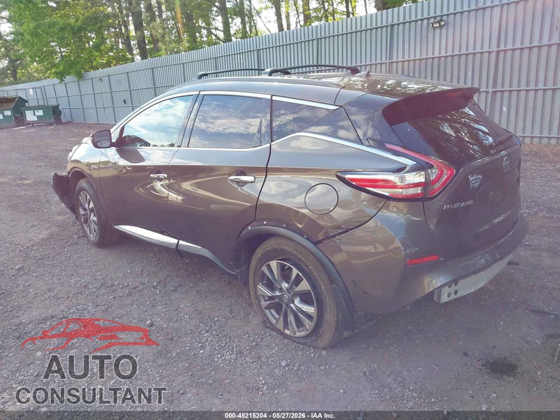 NISSAN MURANO 2015 - 5N1AZ2MH4FN287839