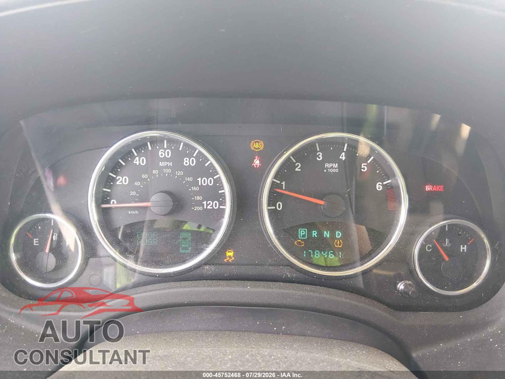 JEEP COMPASS 2012 - 1C4NJCCB5CD623564