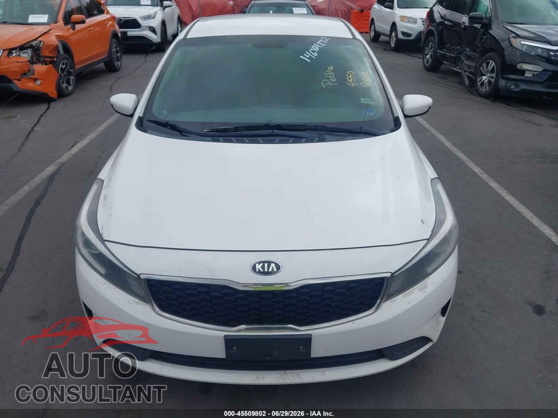 KIA FORTE 2017 - 3KPFL4A75HE084579