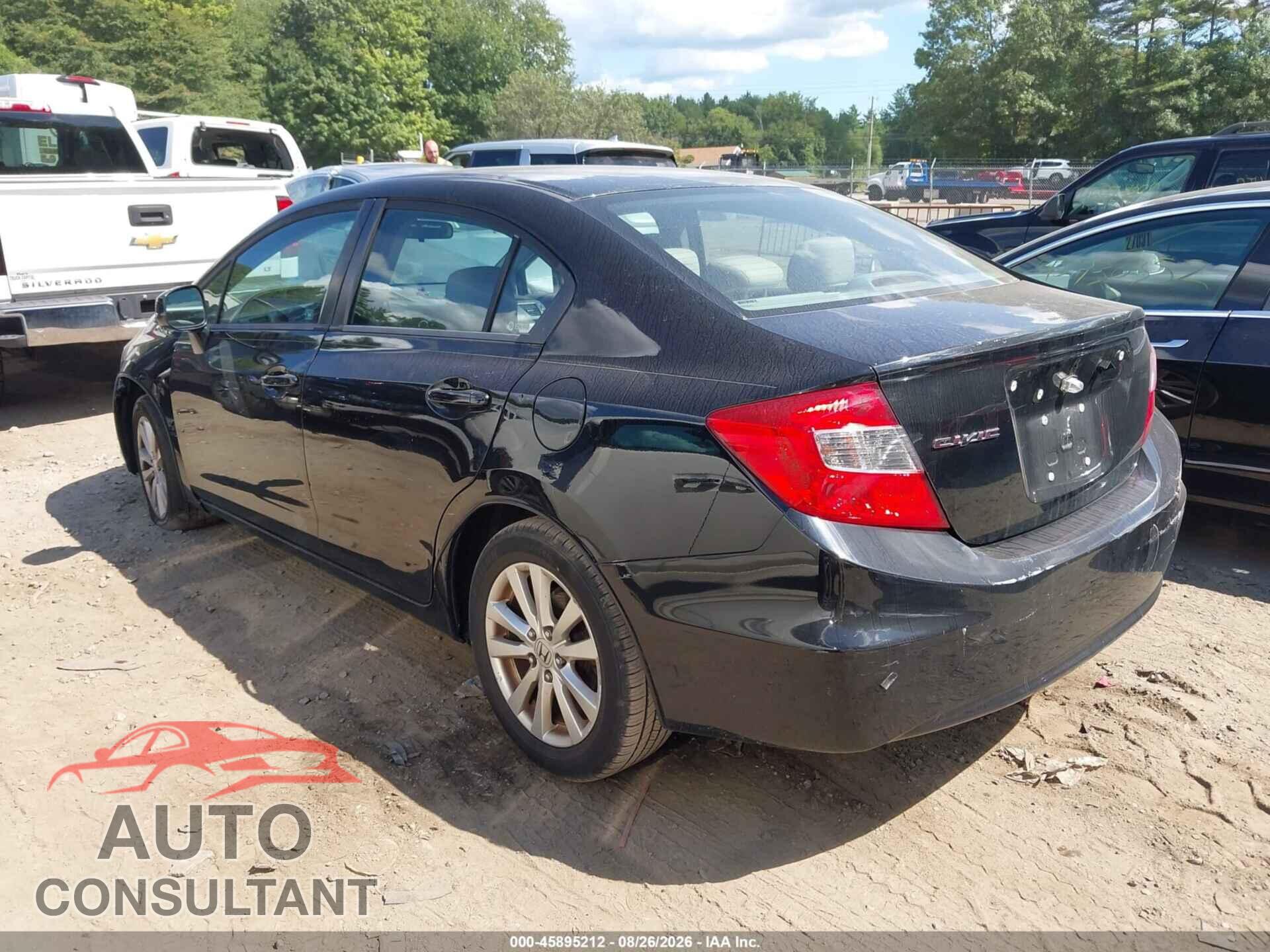 HONDA CIVIC 2012 - 19XFB2F88CE306579