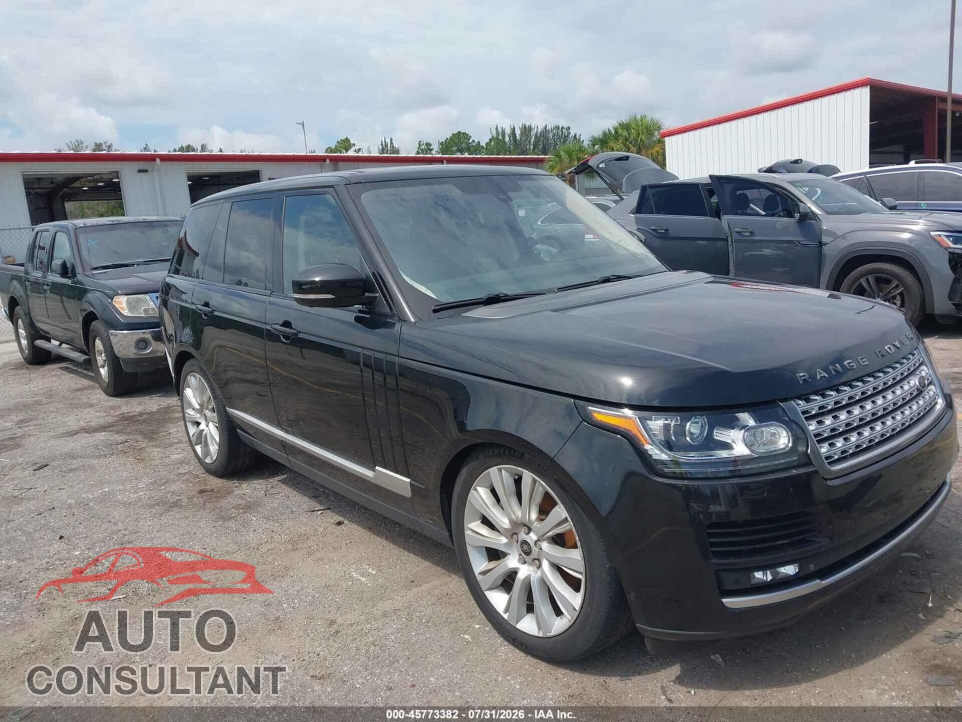 LAND ROVER RANGE ROVER 2013 - SALGS2EF7DA100882