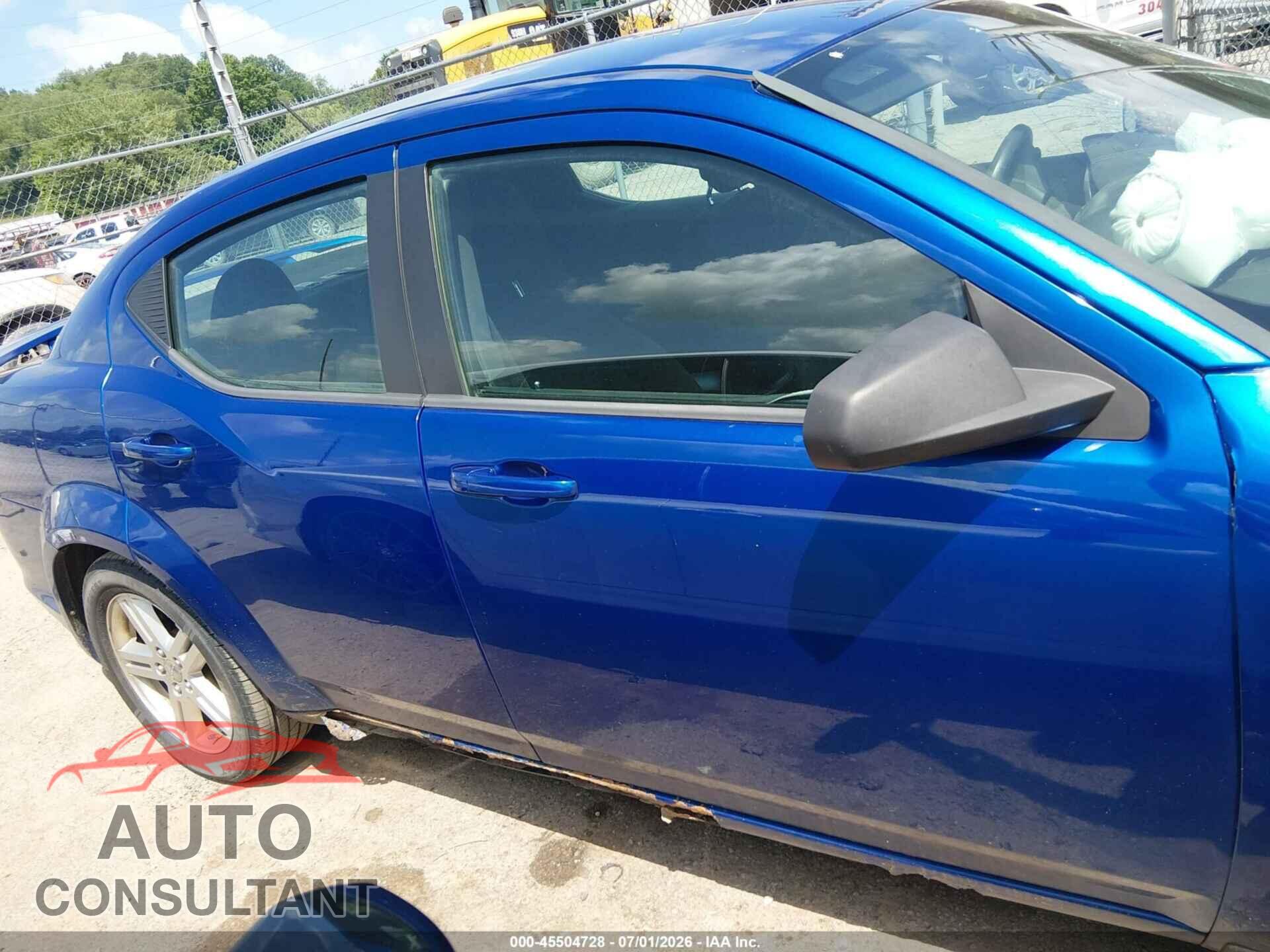 DODGE AVENGER 2013 - 1C3CDZAG3DN634000