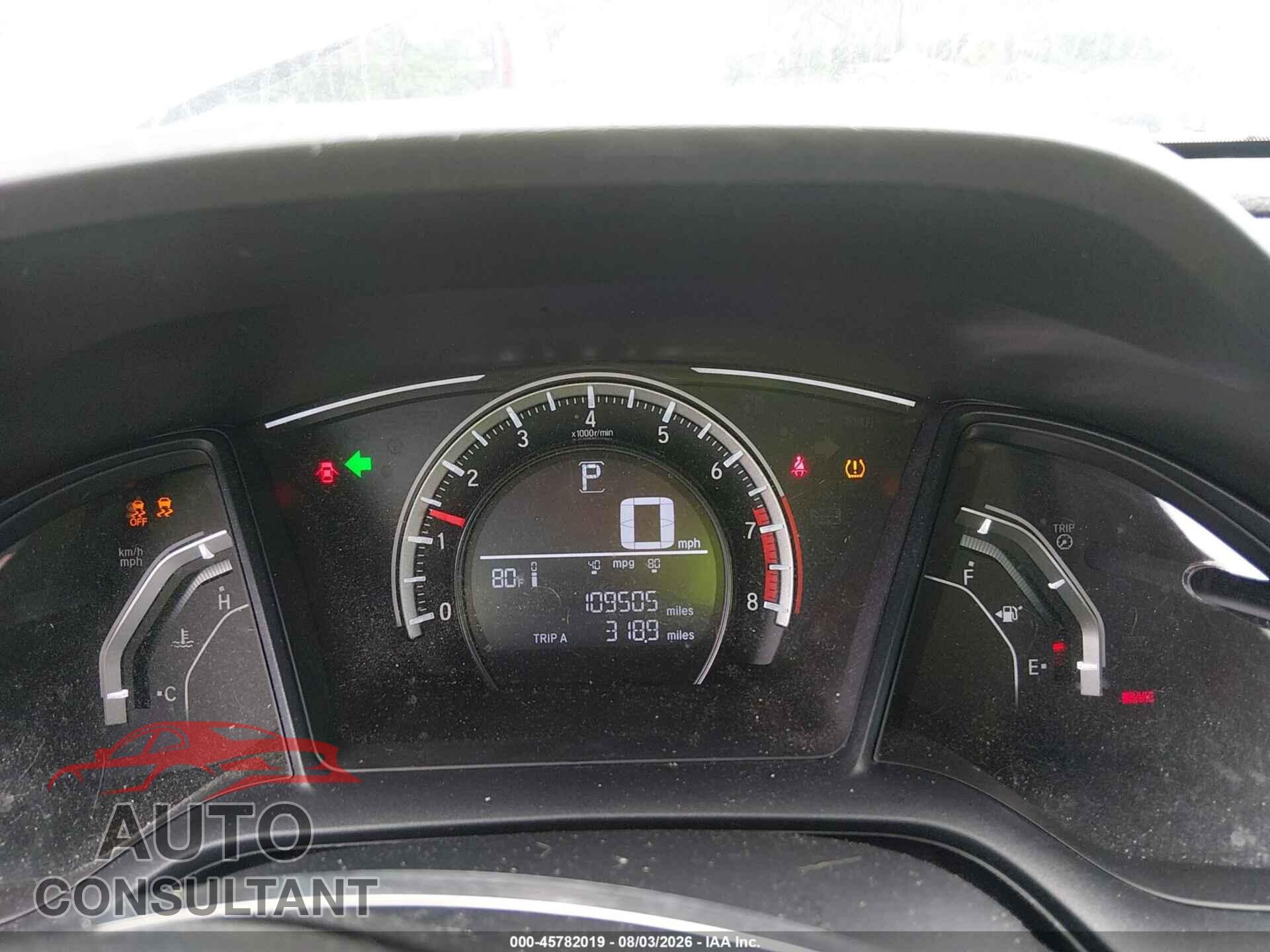 HONDA CIVIC 2017 - 2HGFC2F5XHH575070