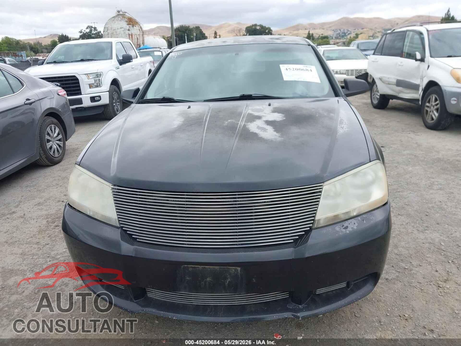 DODGE AVENGER 2010 - 1B3CC4FB0AN174418