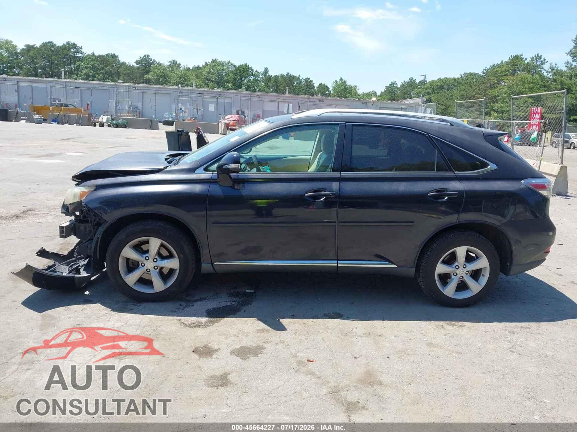 LEXUS RX 350 2010 - 2T2BK1BA7AC010400