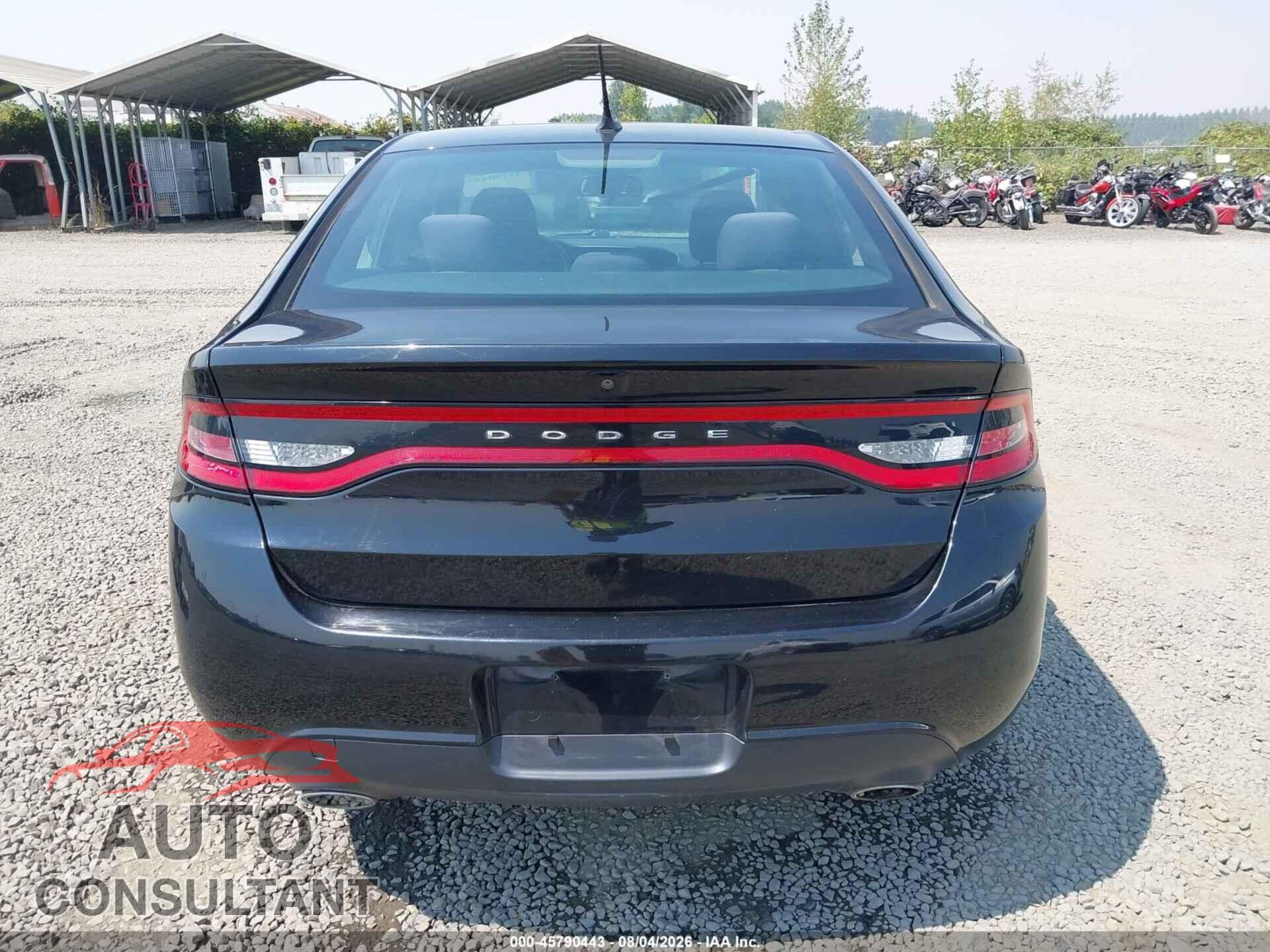 DODGE DART 2015 - 1C3CDFBB5FD200736