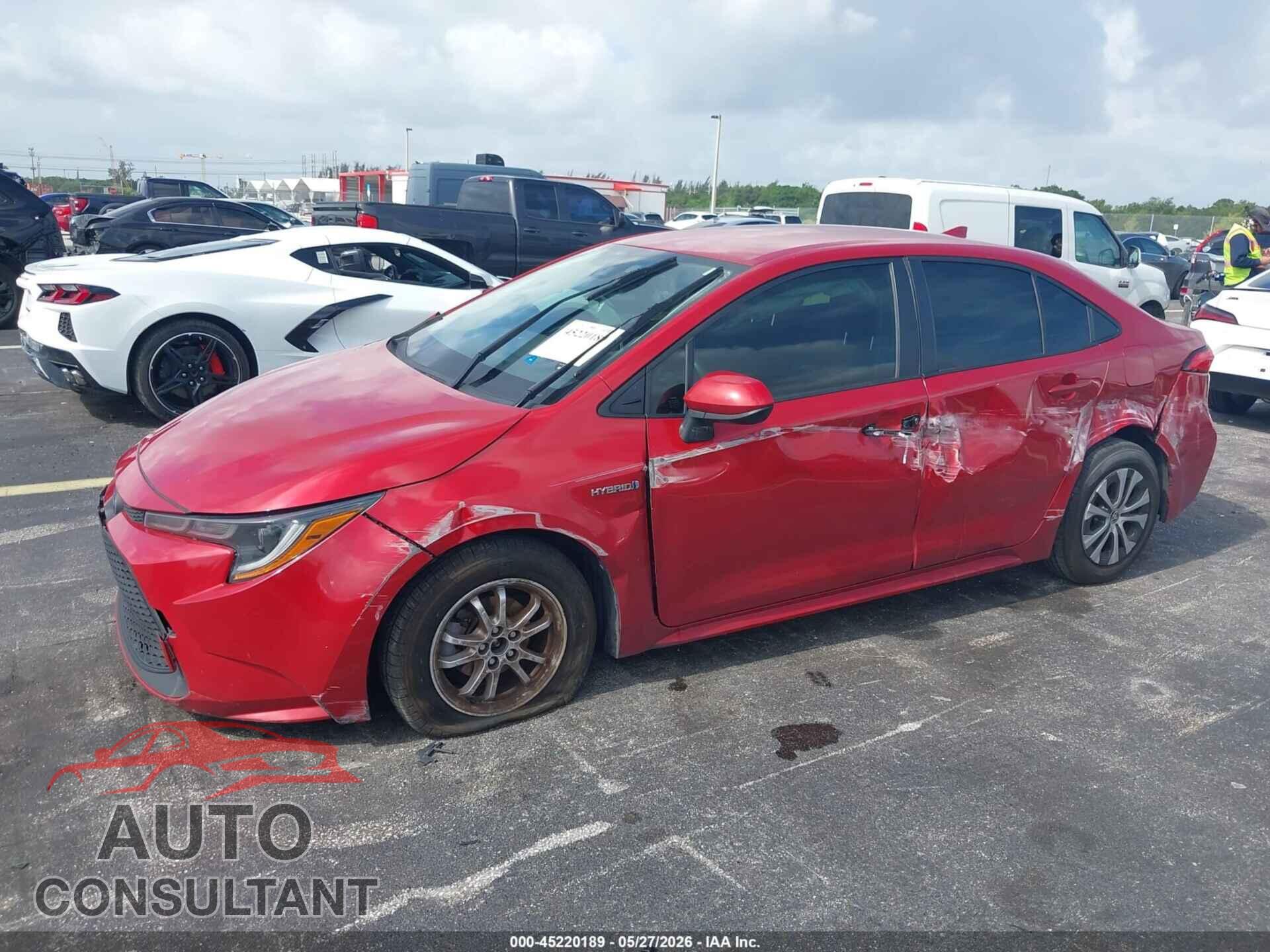 TOYOTA COROLLA 2021 - JTDEAMDE2MJ007421