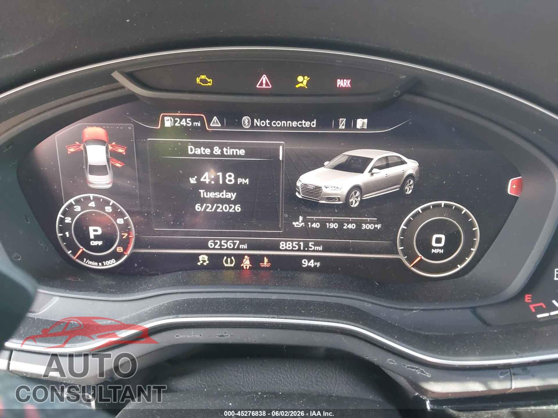 AUDI A4 2019 - WAUENAF43KN004263
