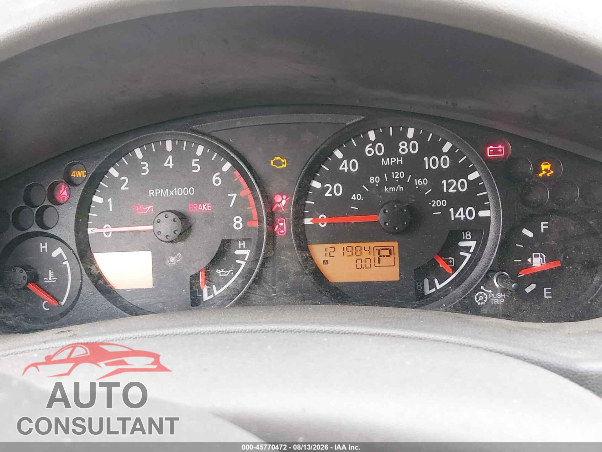 NISSAN FRONTIER 2018 - 1N6AD0FV0JN720427