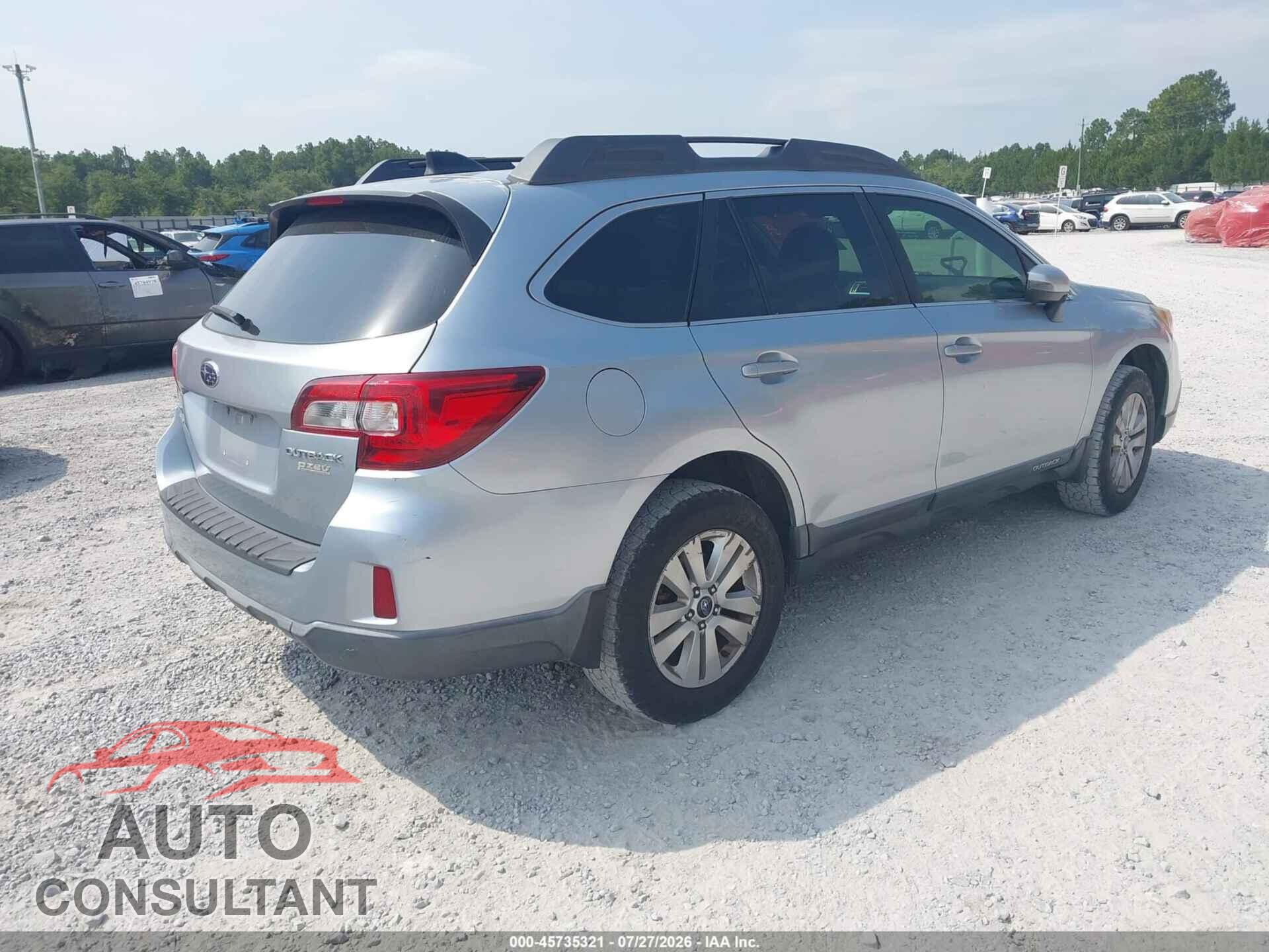 SUBARU OUTBACK 2017 - 4S4BSAFC9H3244231