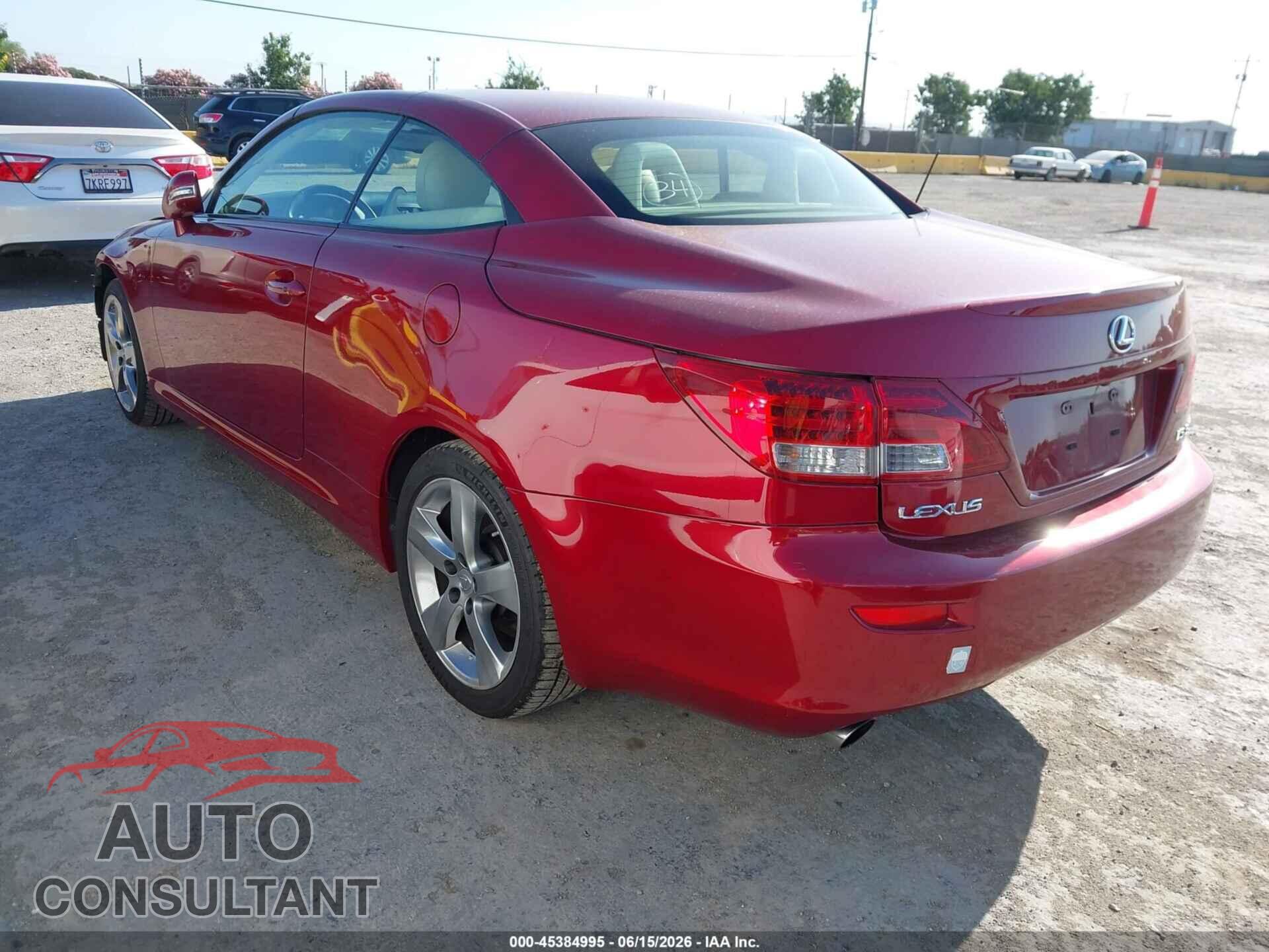 LEXUS IS 350C 2010 - JTHFE2C29A2500862