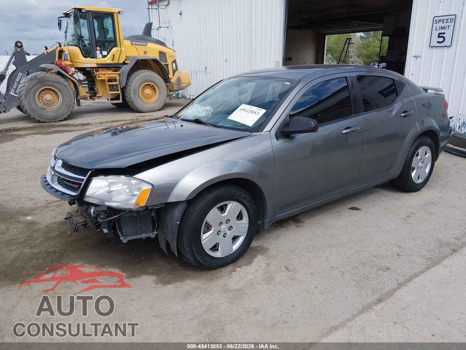 DODGE AVENGER 2013 - 1C3CDZAG0DN575830