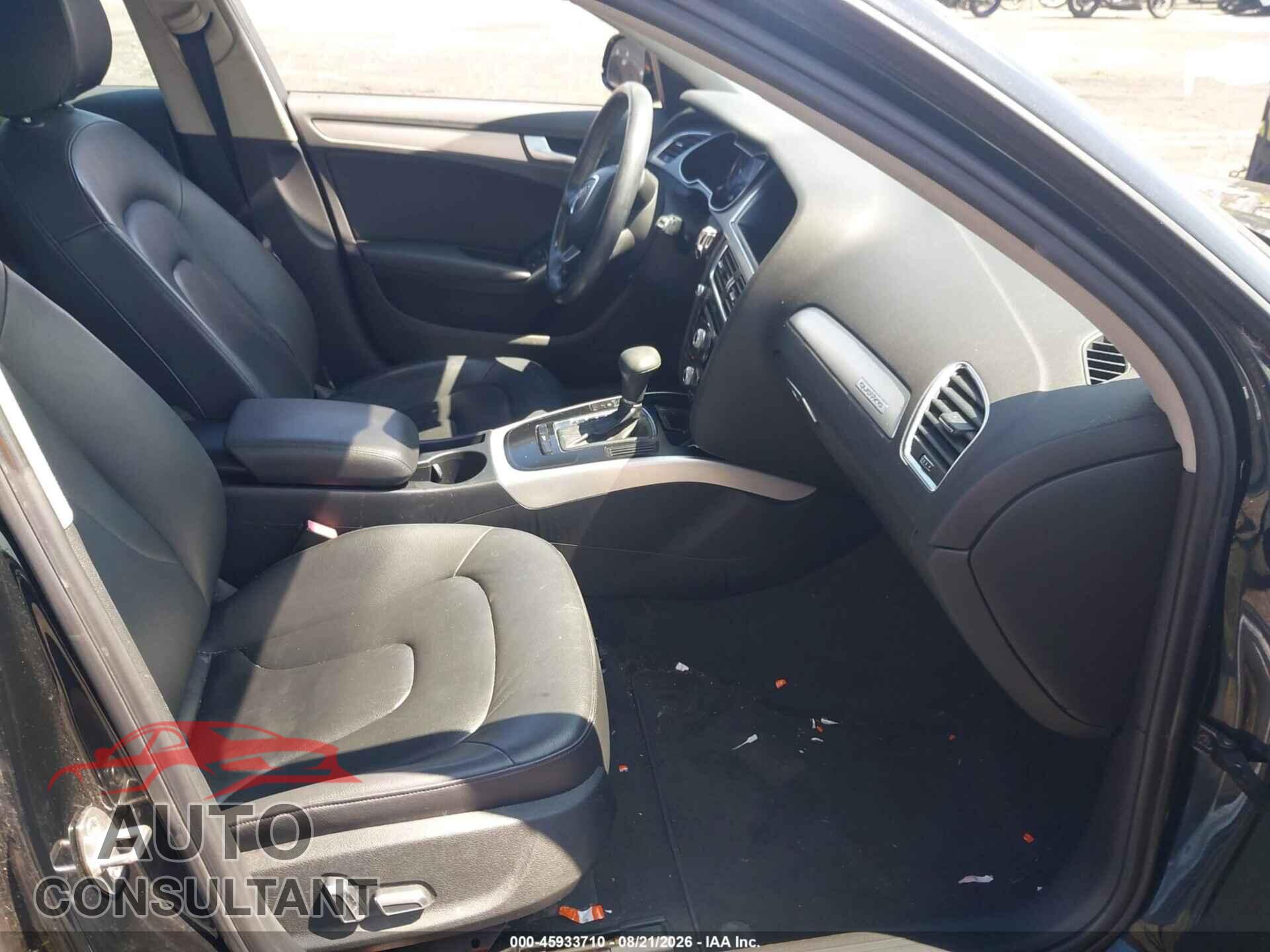 AUDI A4 2013 - WAUBFAFL5DN009877