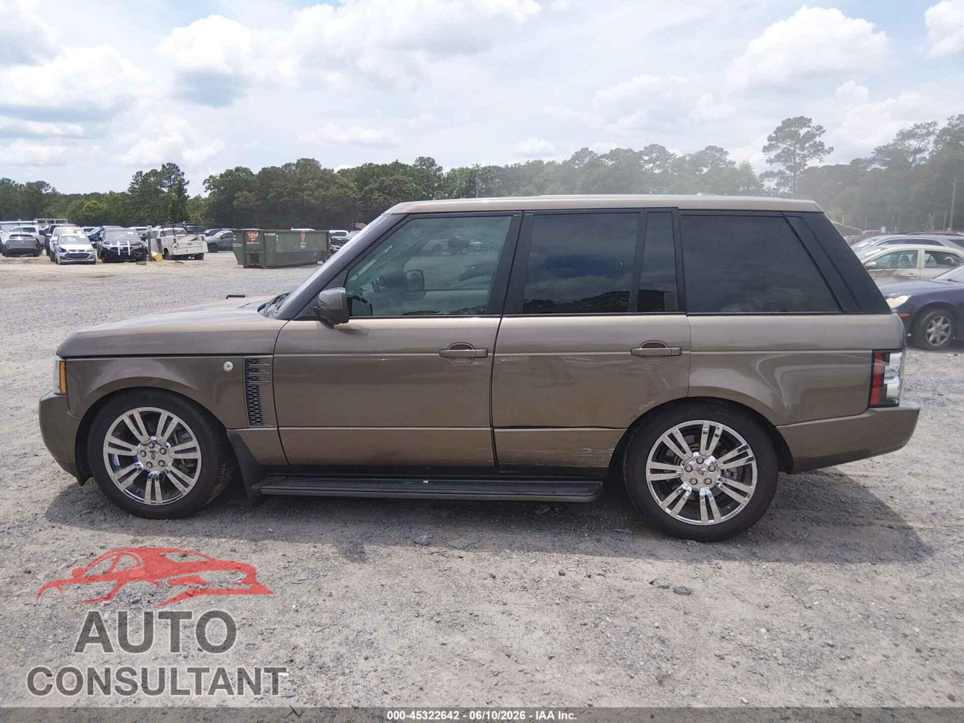 LAND ROVER RANGE ROVER 2012 - SALMF1D43CA377612