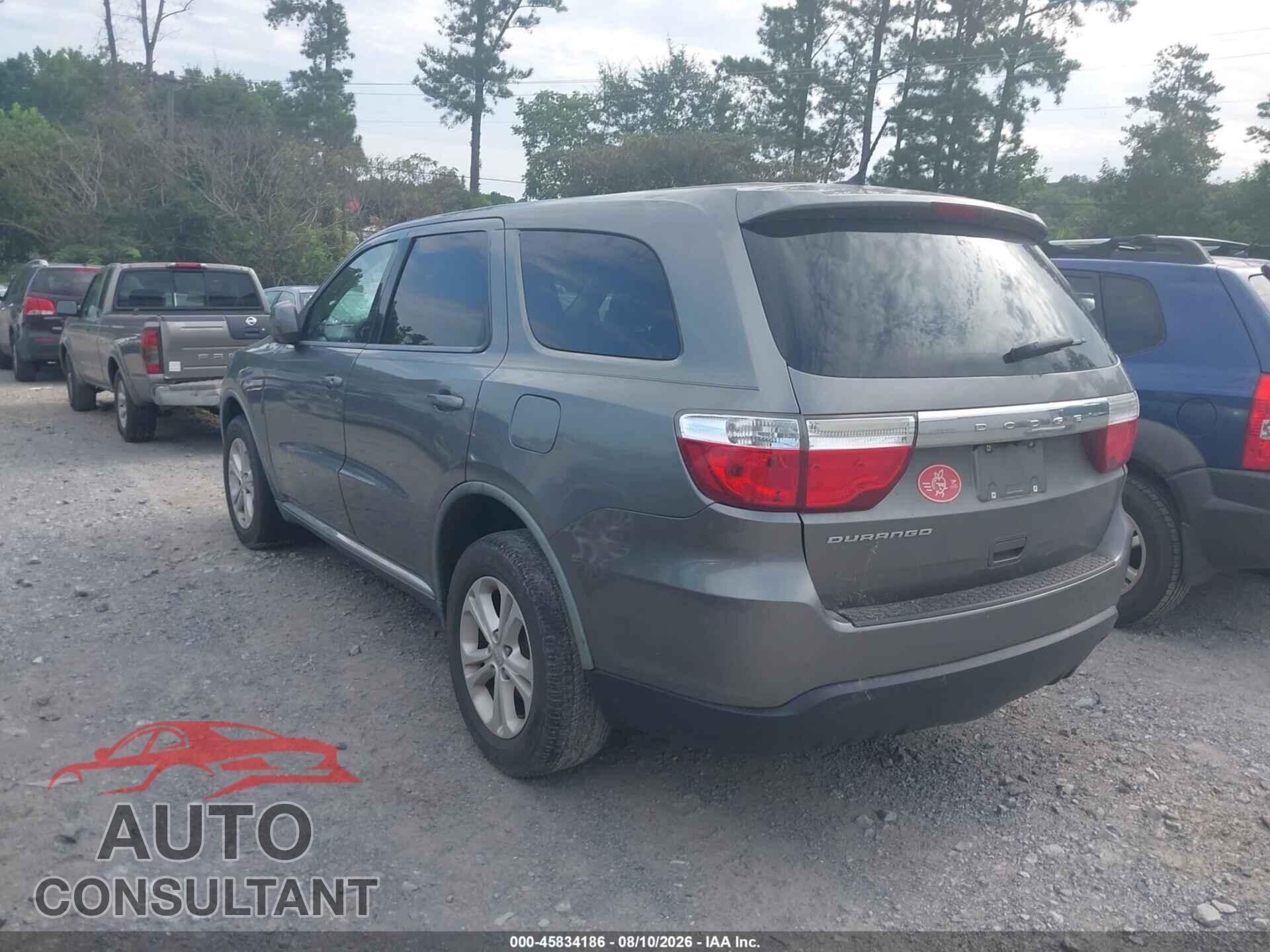 DODGE DURANGO 2011 - 1D4RE2GG2BC712487