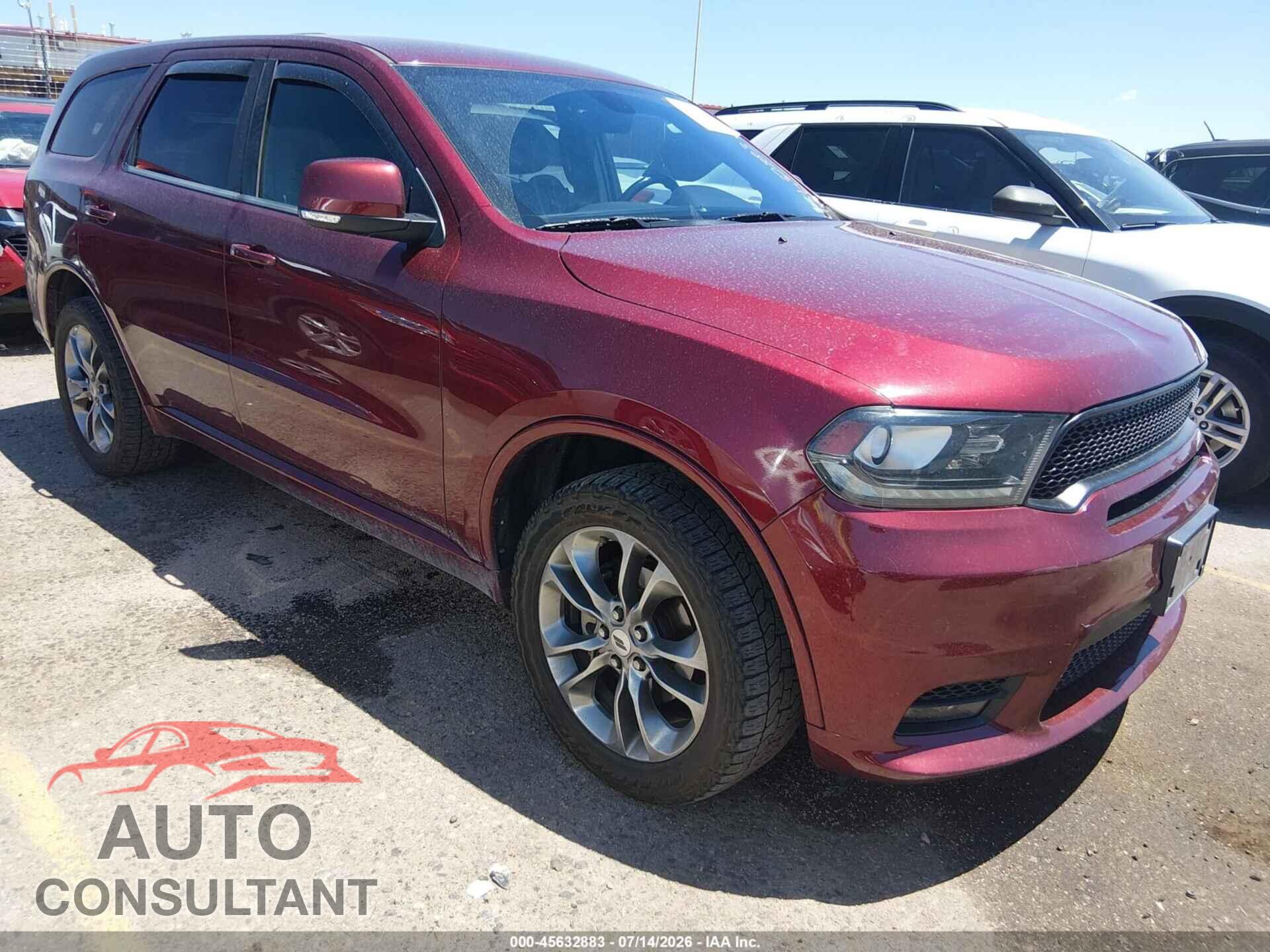 DODGE DURANGO 2019 - 1C4RDJDG7KC827309
