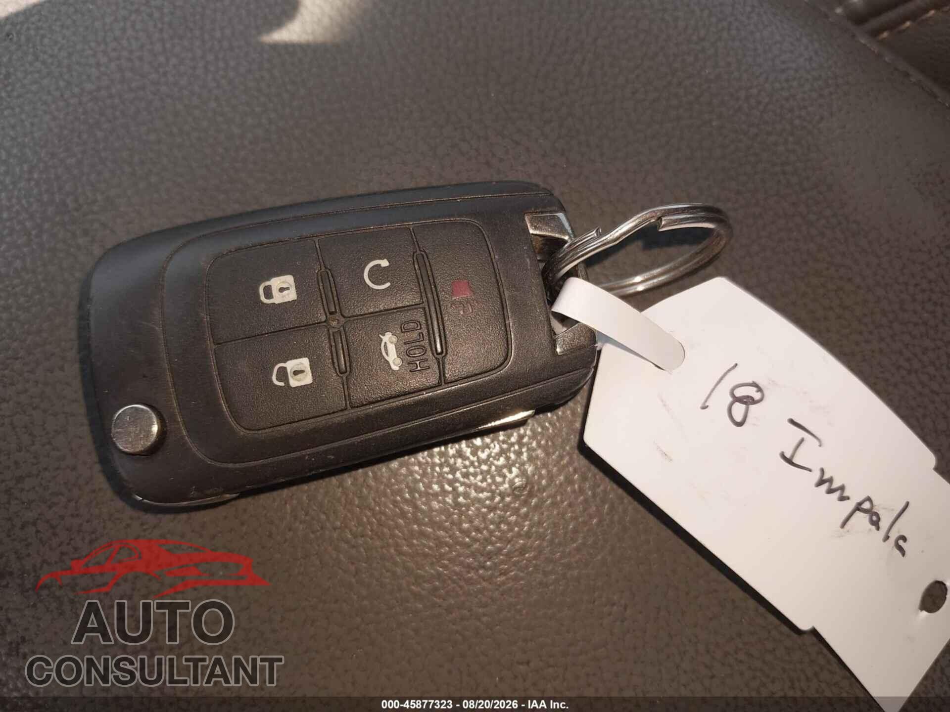 CHEVROLET IMPALA 2018 - 2G1105S35J9136102