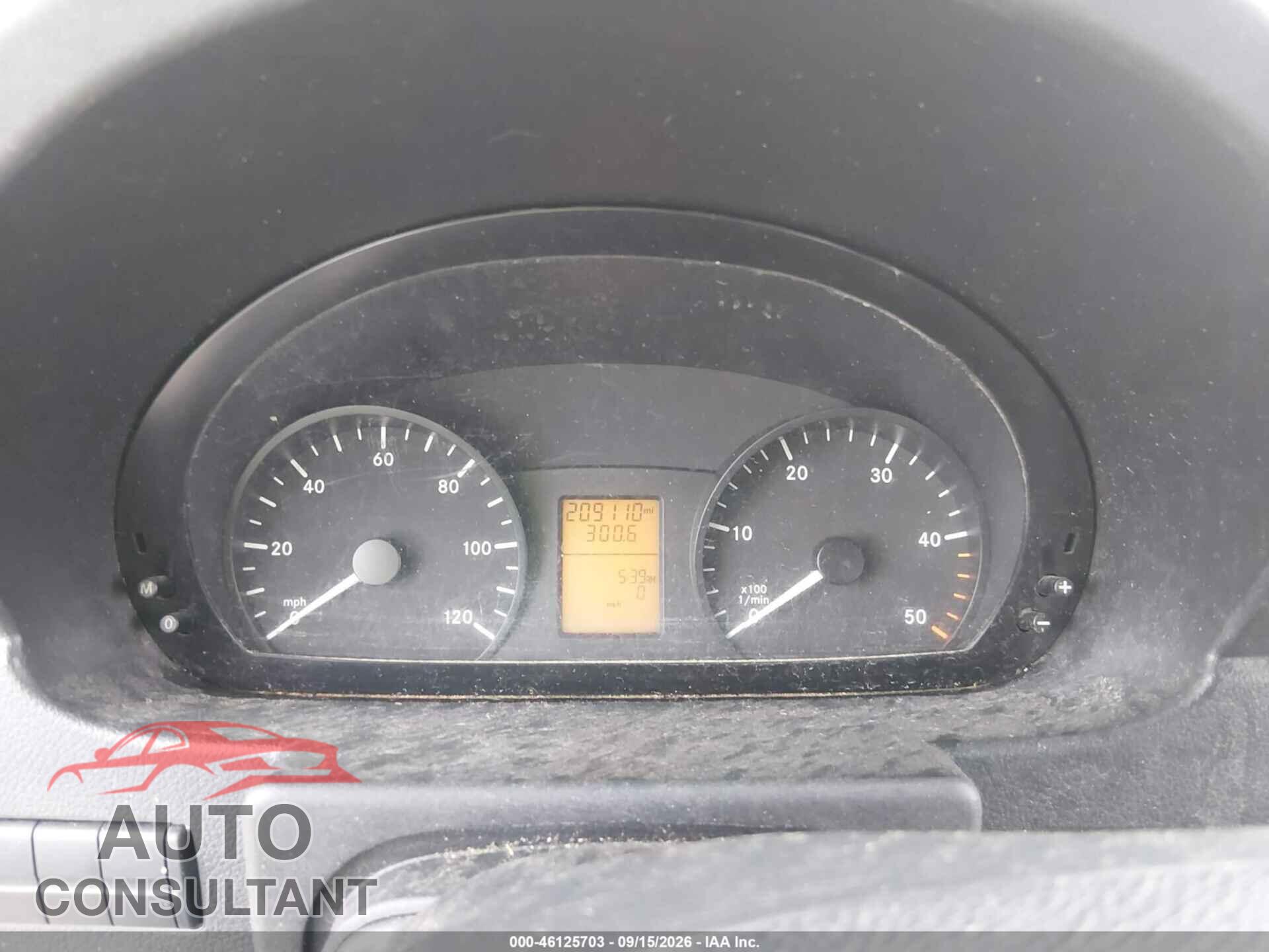MERCEDES-BENZ SPRINTER VAN 2500 2010 - WD3PE8CC6A5493492