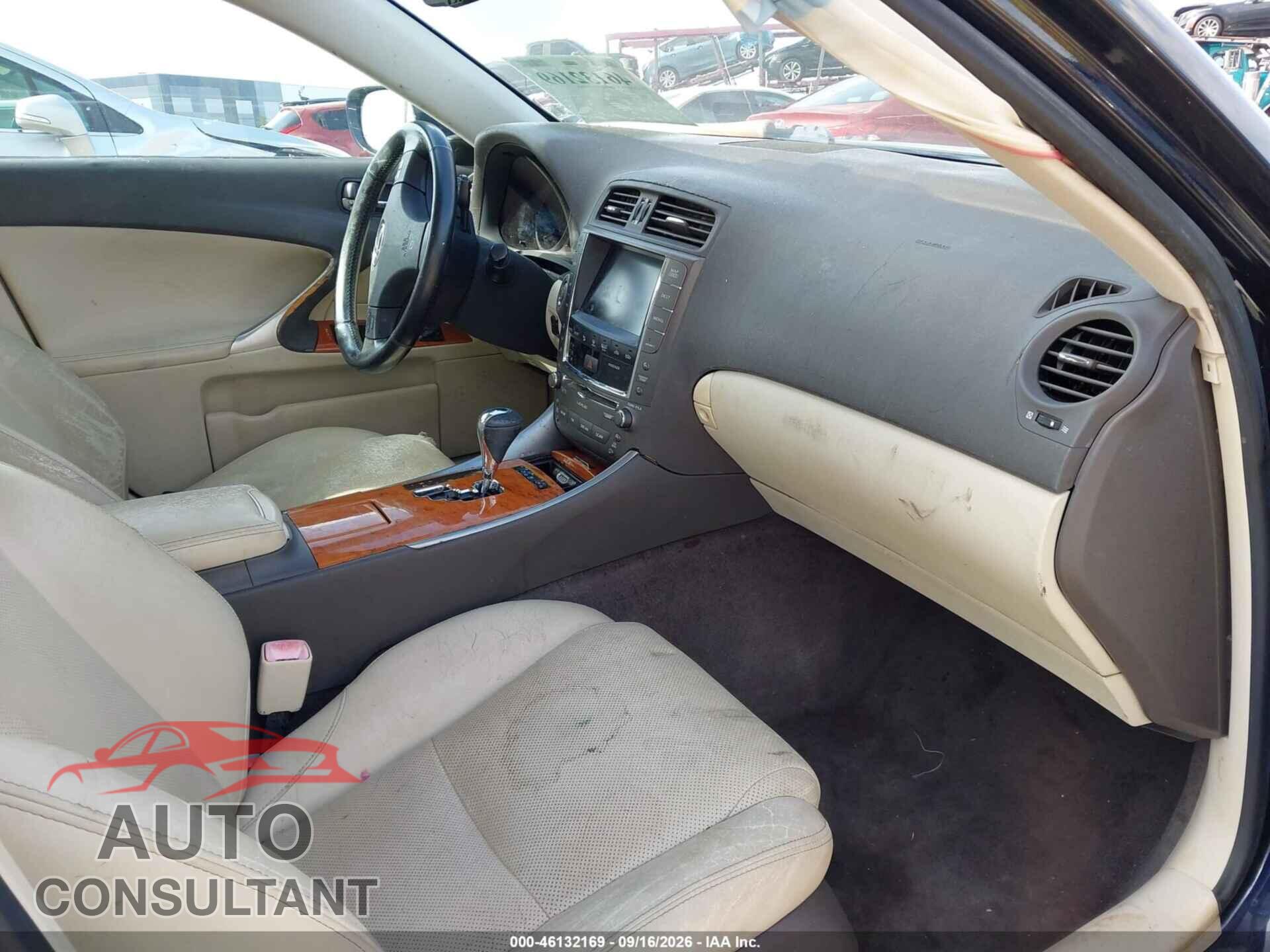 LEXUS IS 250 2009 - JTHBK262692092741