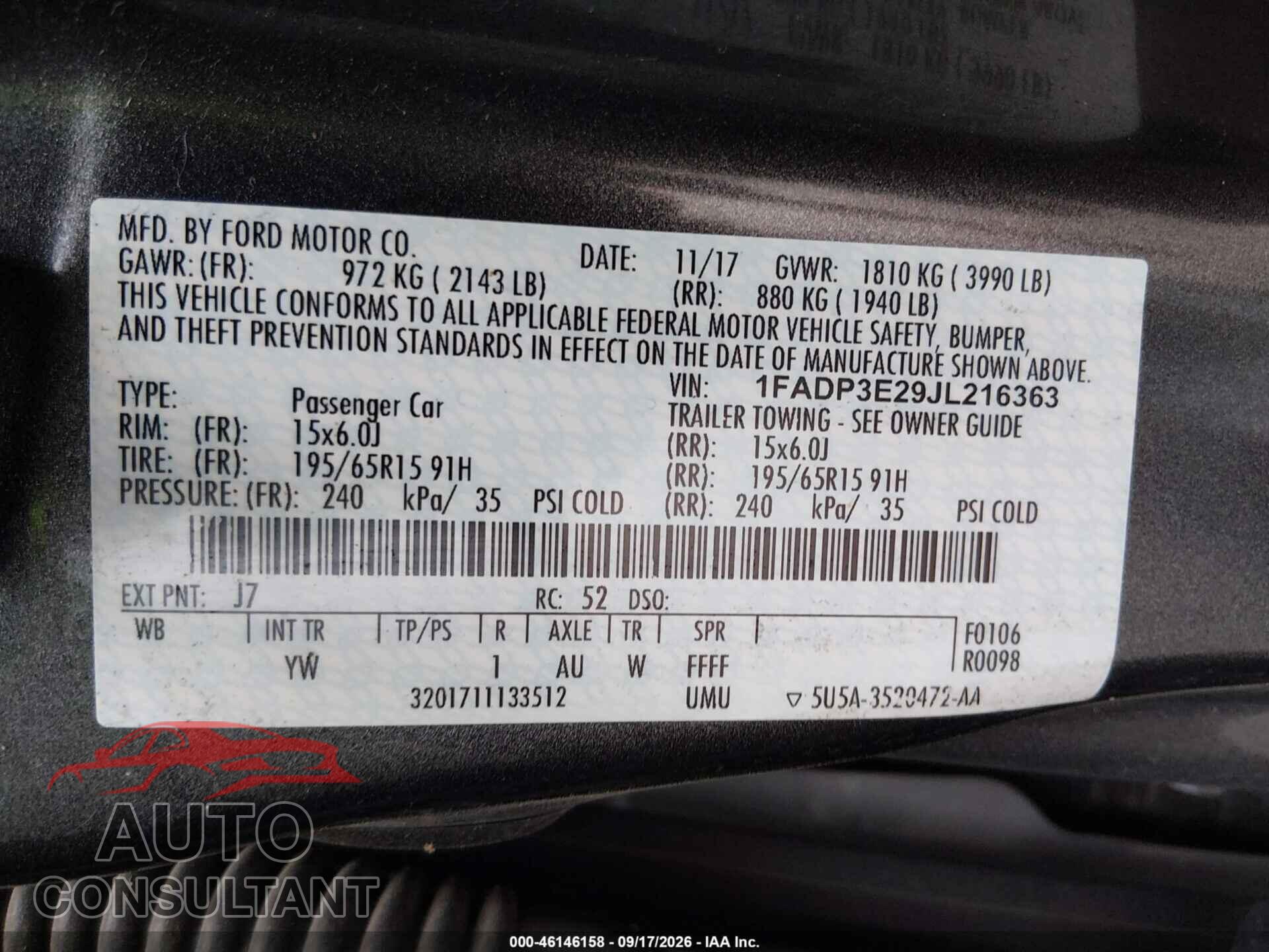 FORD EDGE 2016 - 2FMPK4AP7GBC36581