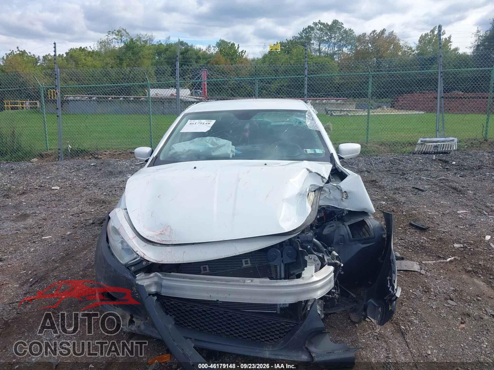 DODGE DART 2015 - 1C3CDFAAXFD150764