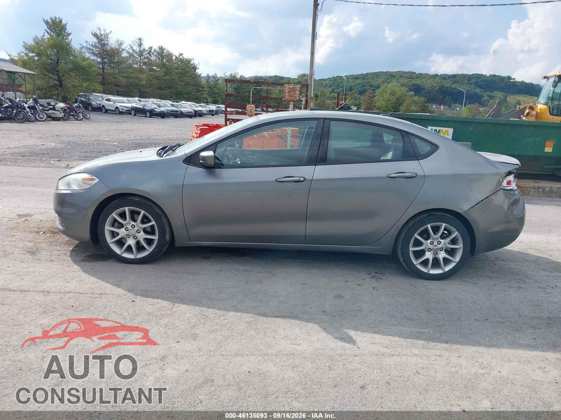 DODGE DART 2013 - 1C3CDFBA4DD708314