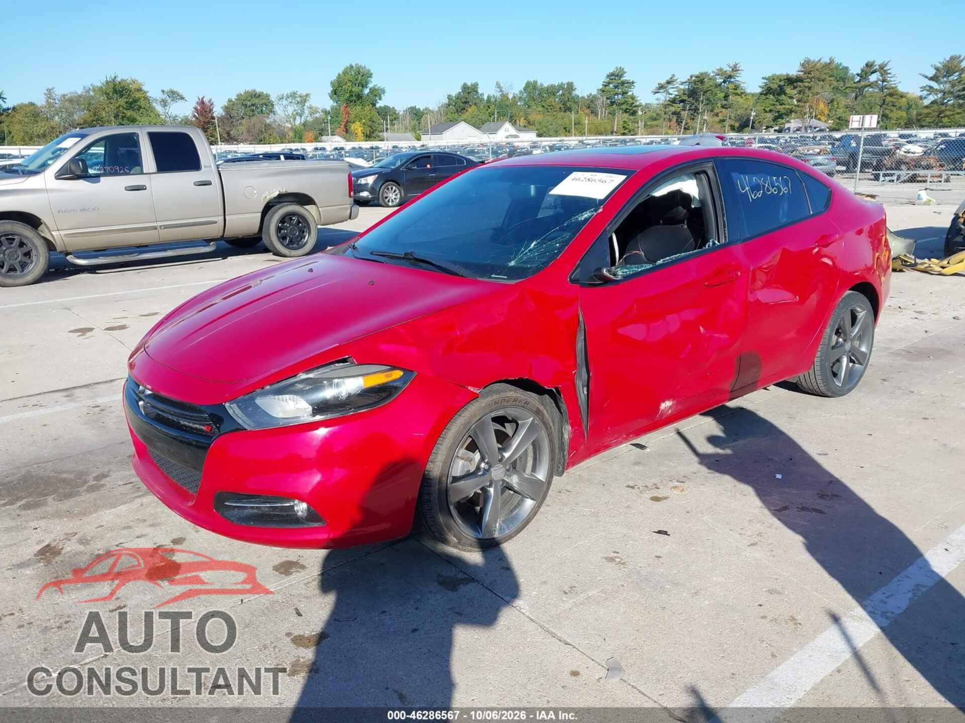DODGE DART 2015 - 1C3CDFEB8FD187363
