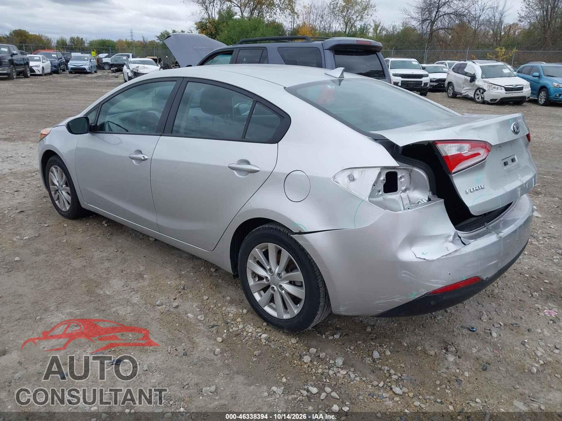 KIA FORTE 2014 - KNAFX4A64E5226064