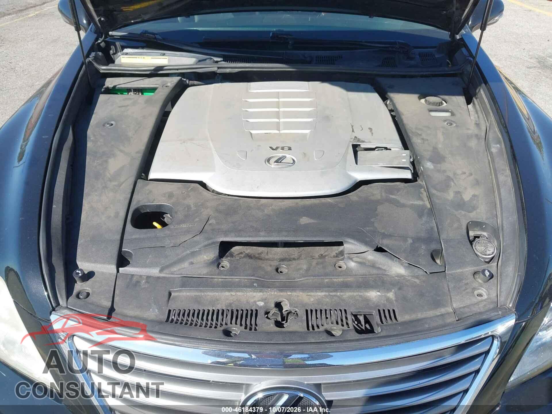 LEXUS LS 460 2010 - JTHGL5EF5A5041405