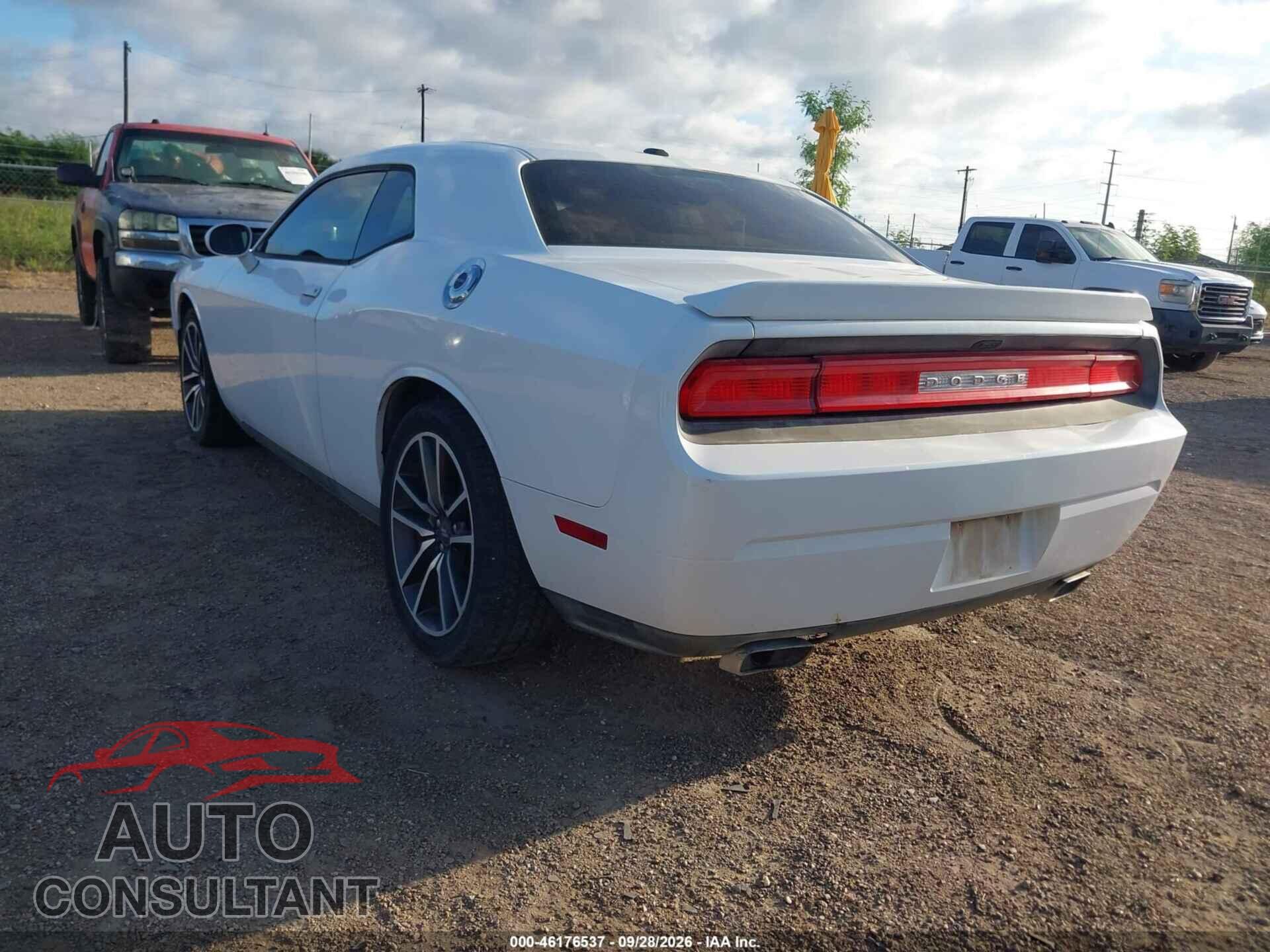 DODGE CHALLENGER 2012 - 2C3CDYAGXCH291574