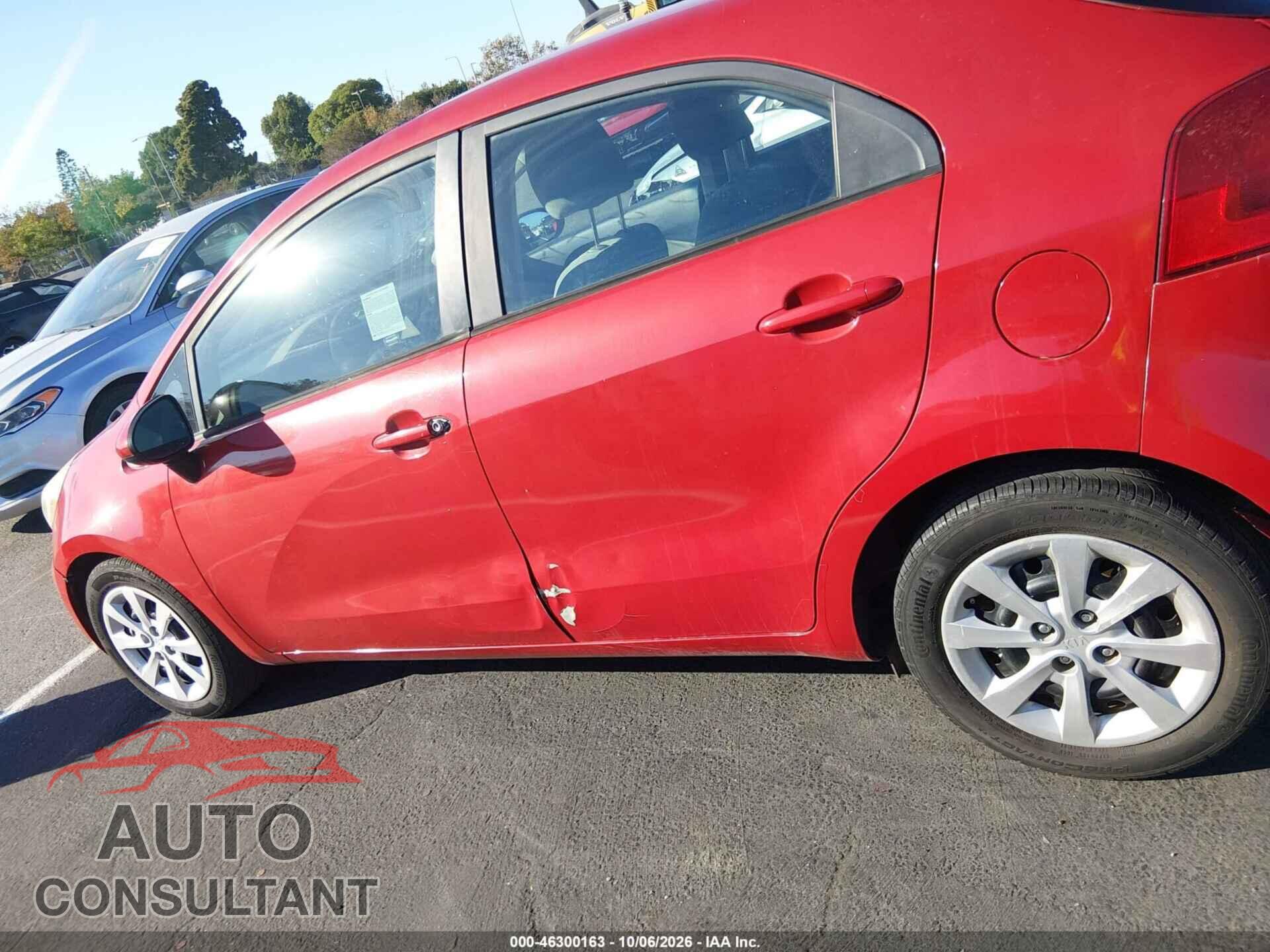 KIA RIO 2014 - KNADM5A33E6373370