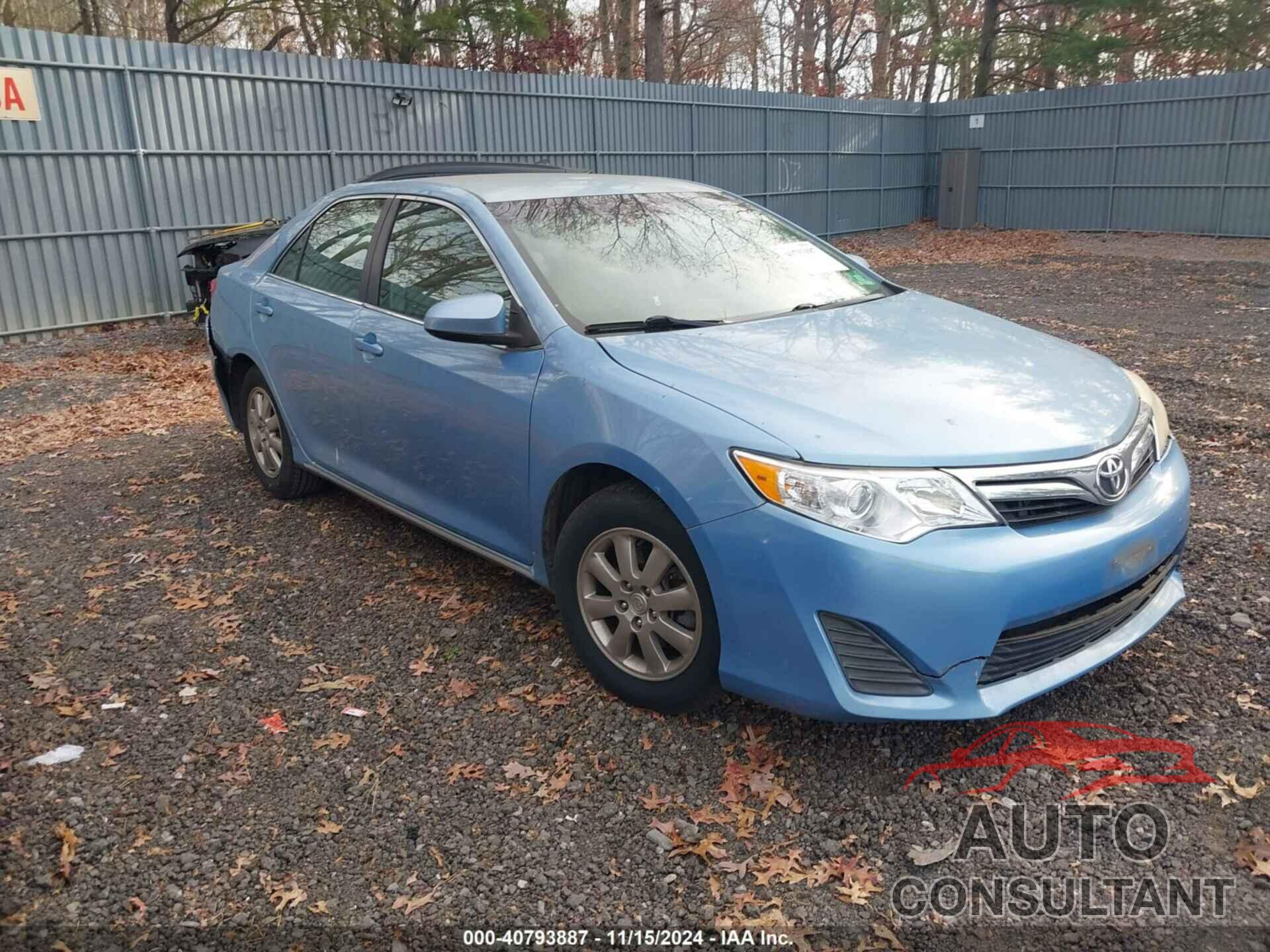 TOYOTA CAMRY 2012 - 4T1BF1FKXCU579352